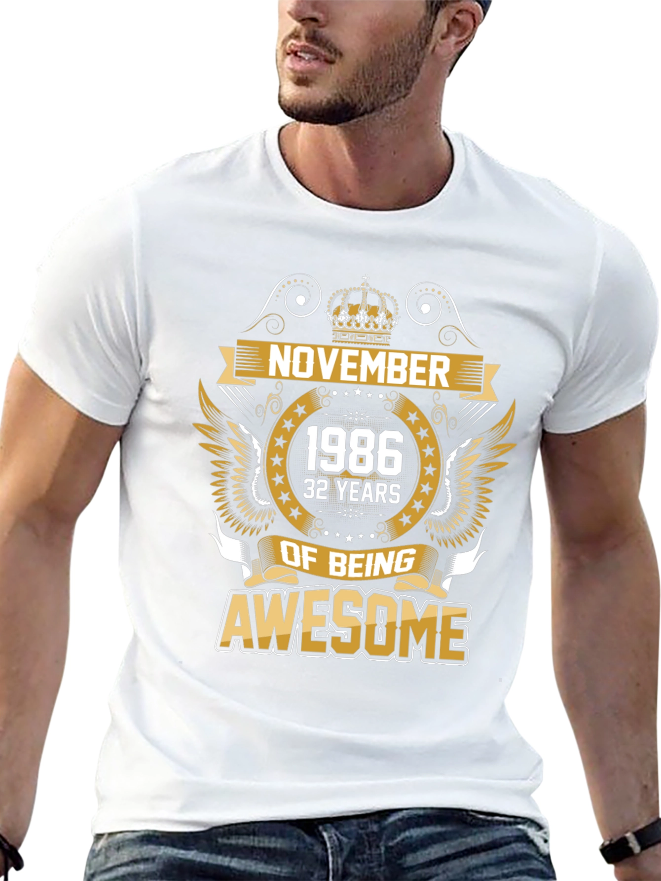 November 1986 Awesome Birthday T-Shirt