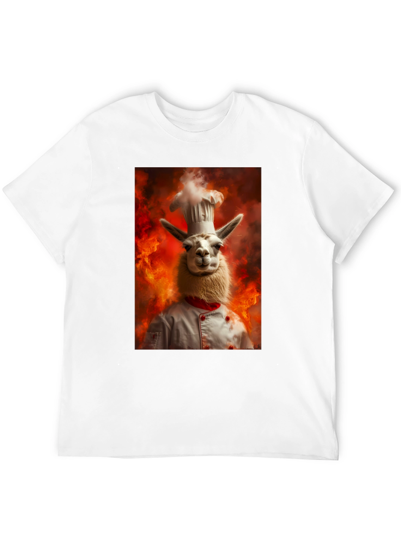 Chef Llama T-Shirt - Culinary Humor Apparel
