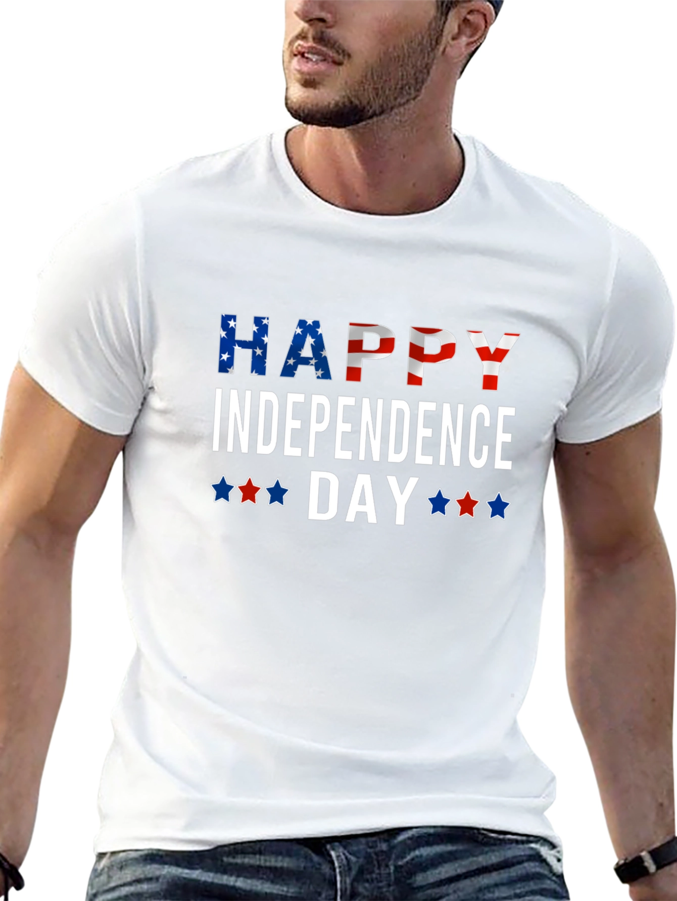 Happy Independence Day Graphic T-Shirt
