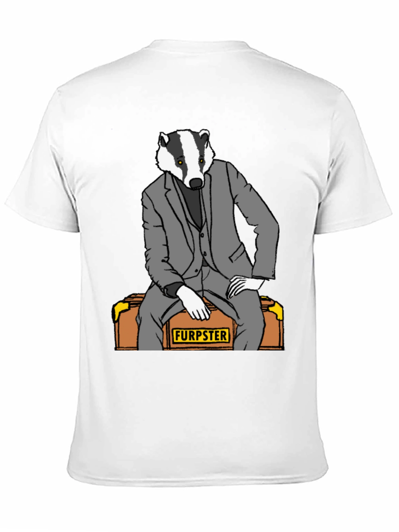 Furpster Badger Graphic T-Shirt - Unique Design