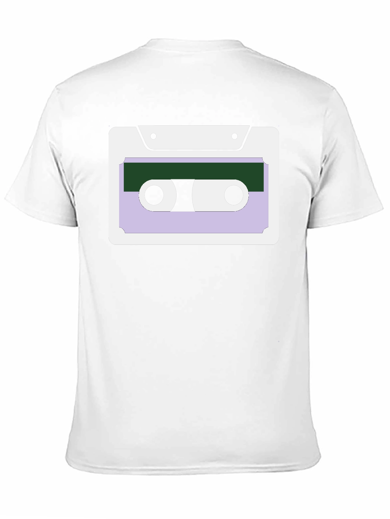 Retro Cassette Tape Graphic T-Shirt - Black
