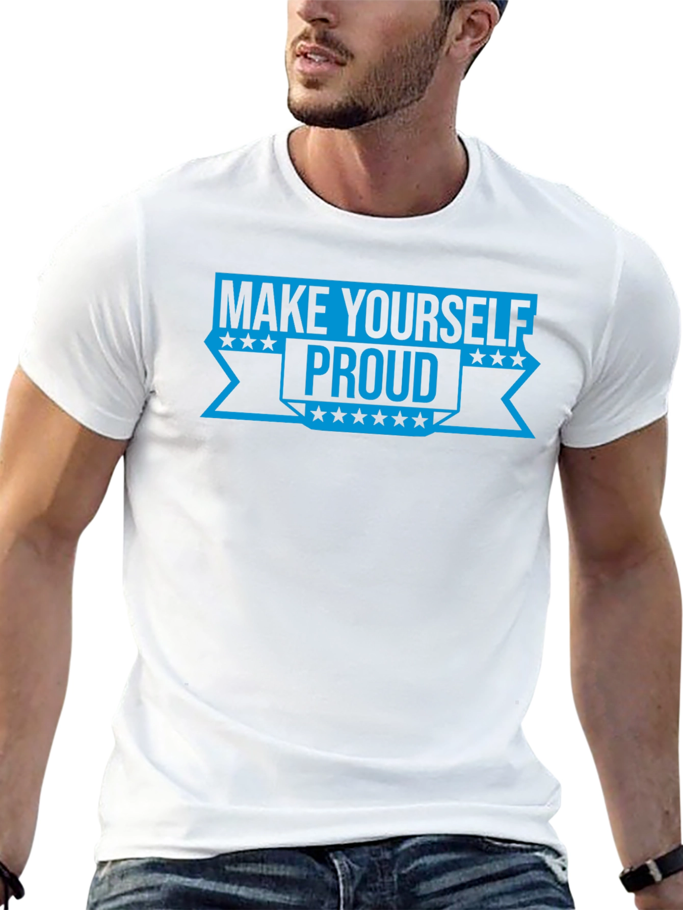 Make Yourself Proud Graphic Tee - Black