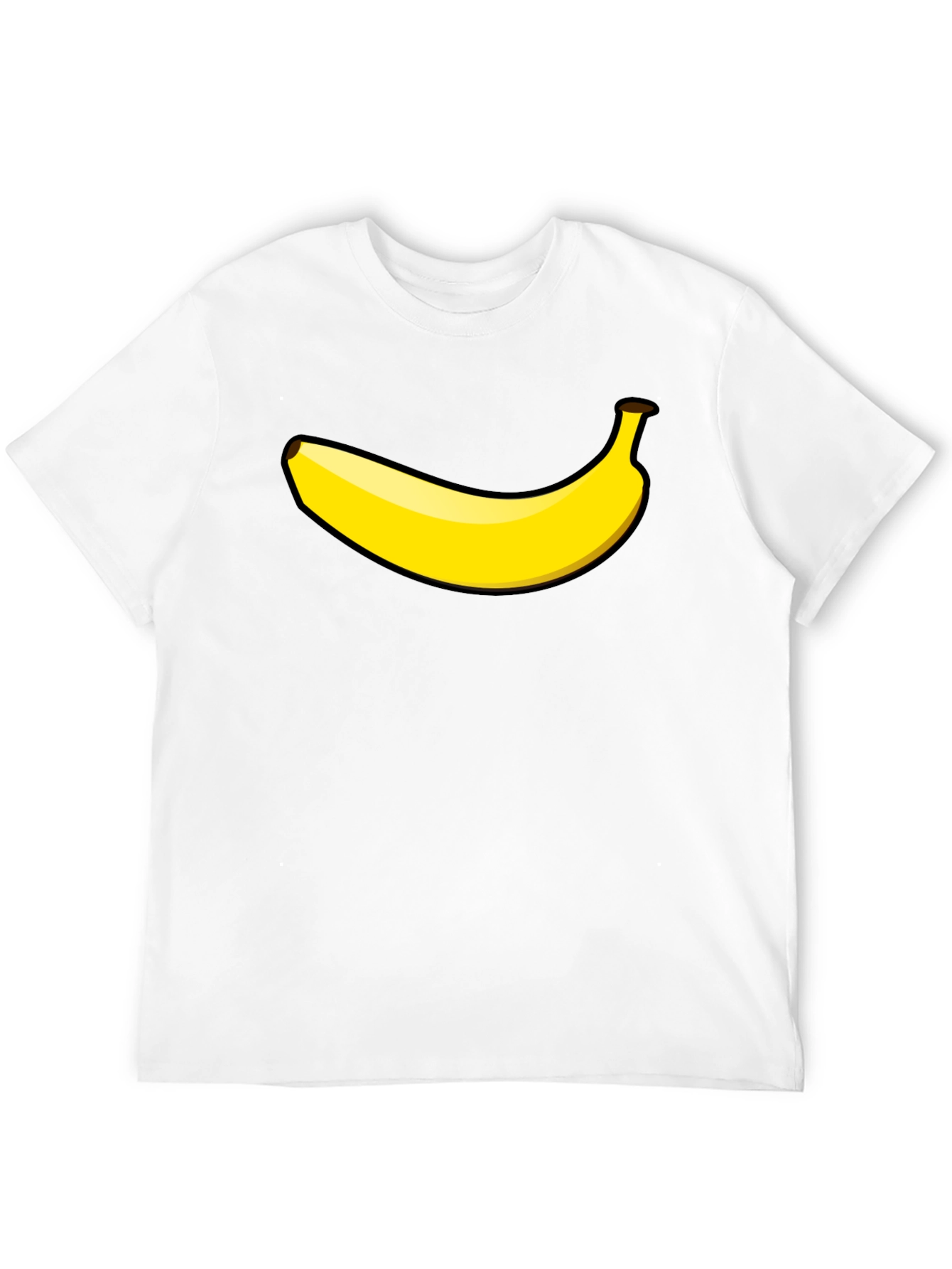 Banana Graphic Black T-Shirt - Novelty Fruit Tee