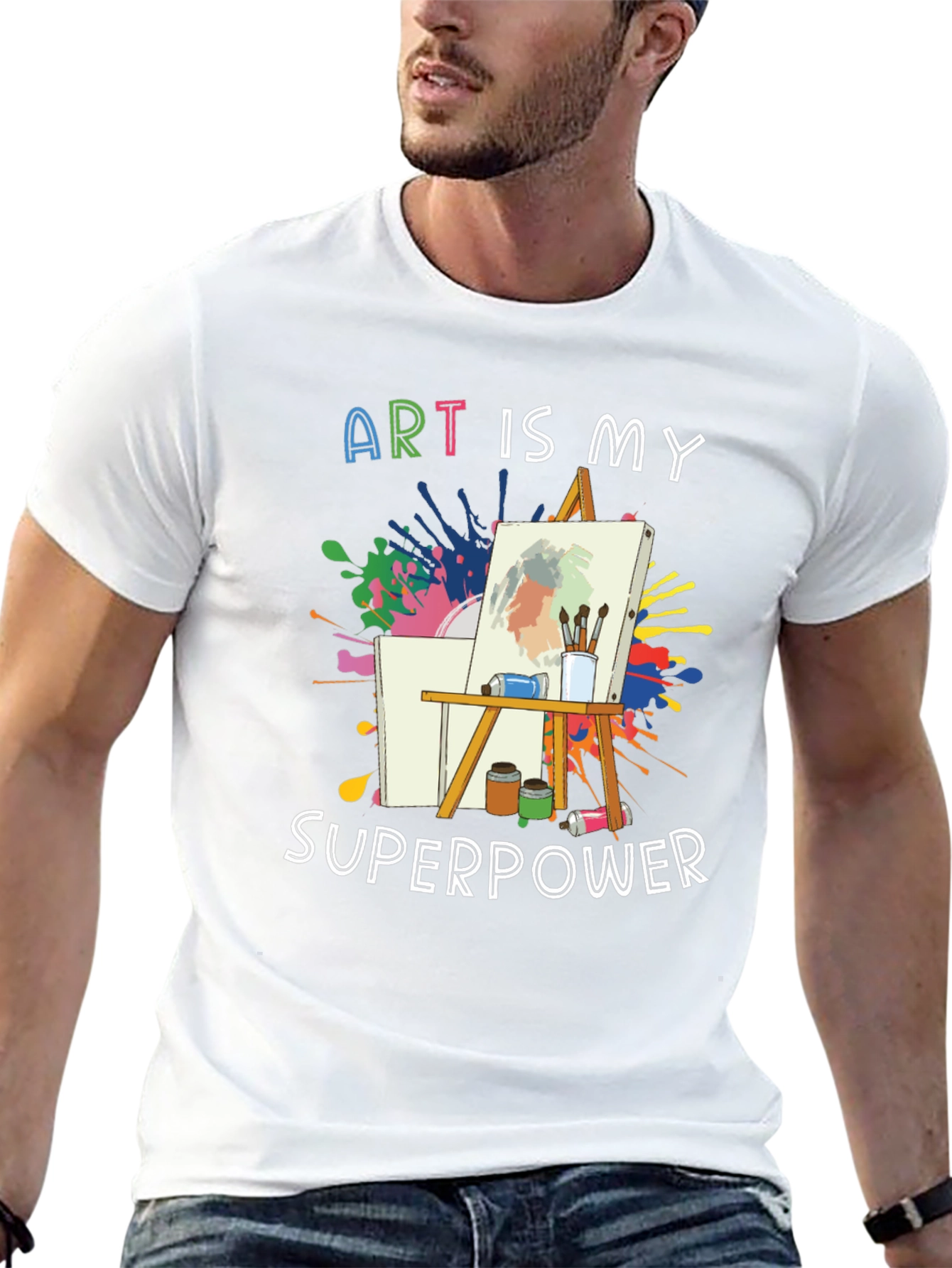 Art is My Superpower Graphic Tee