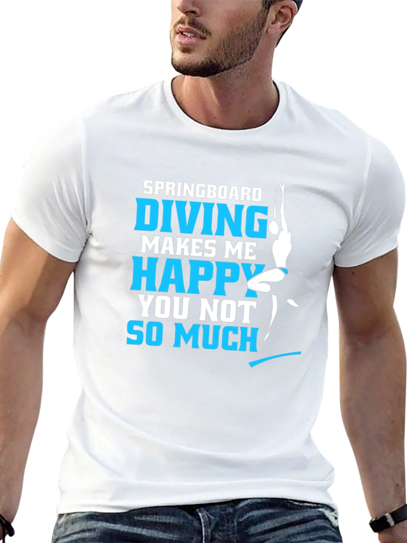 Springboard Diving Happy T-Shirt