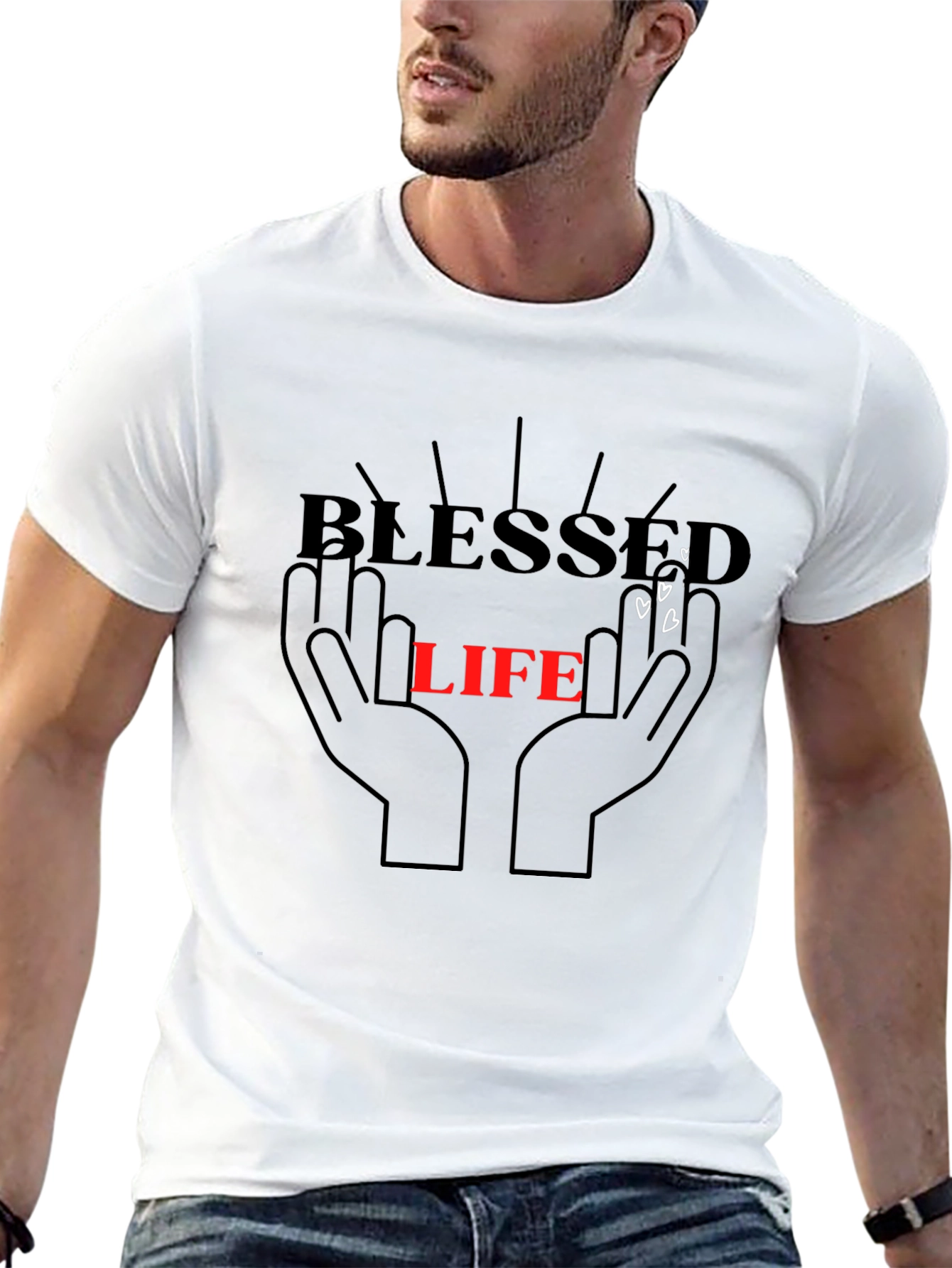Blessed Life Graphic T-Shirt - Religious Tee
