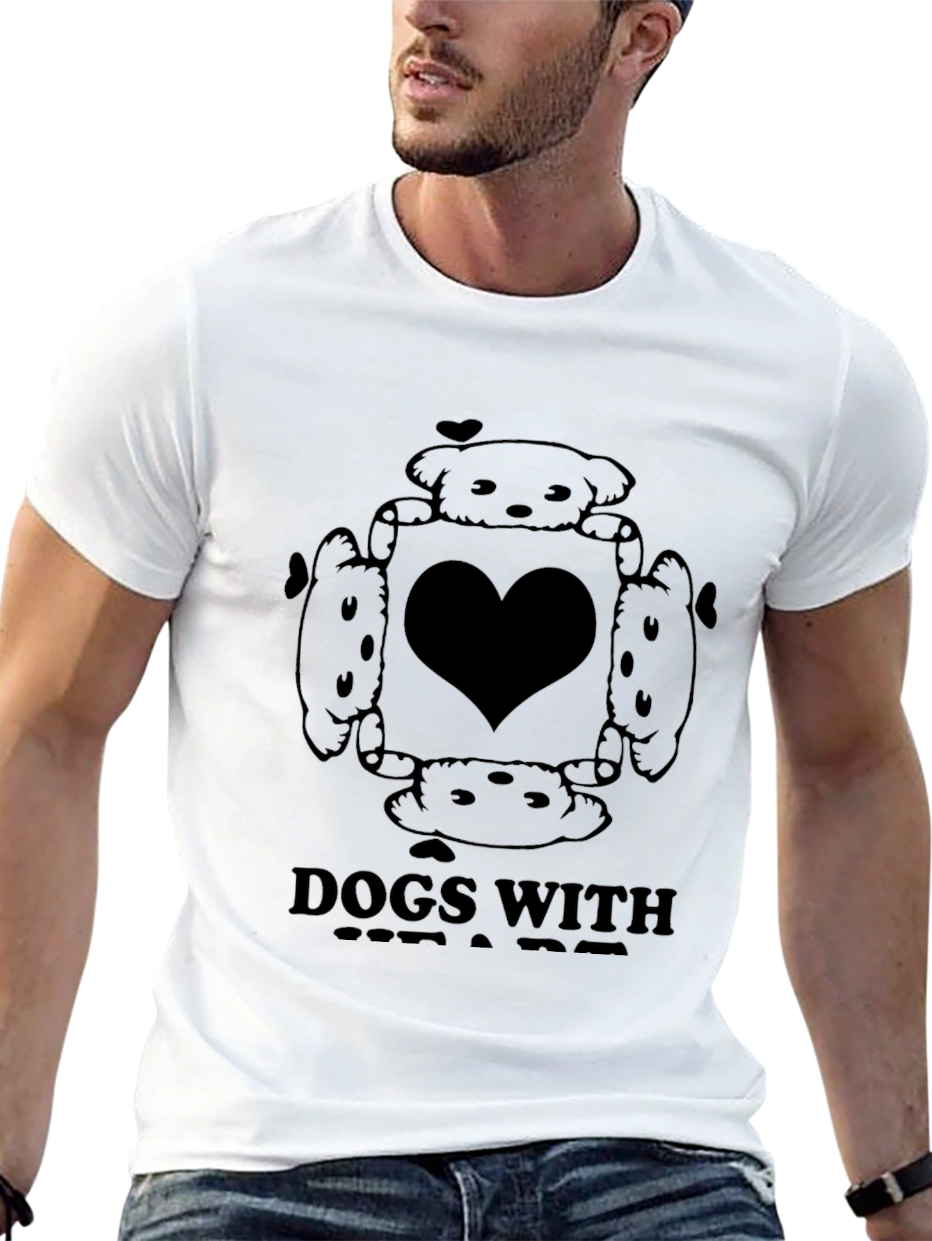 Dogs With A Heart T-Shirt