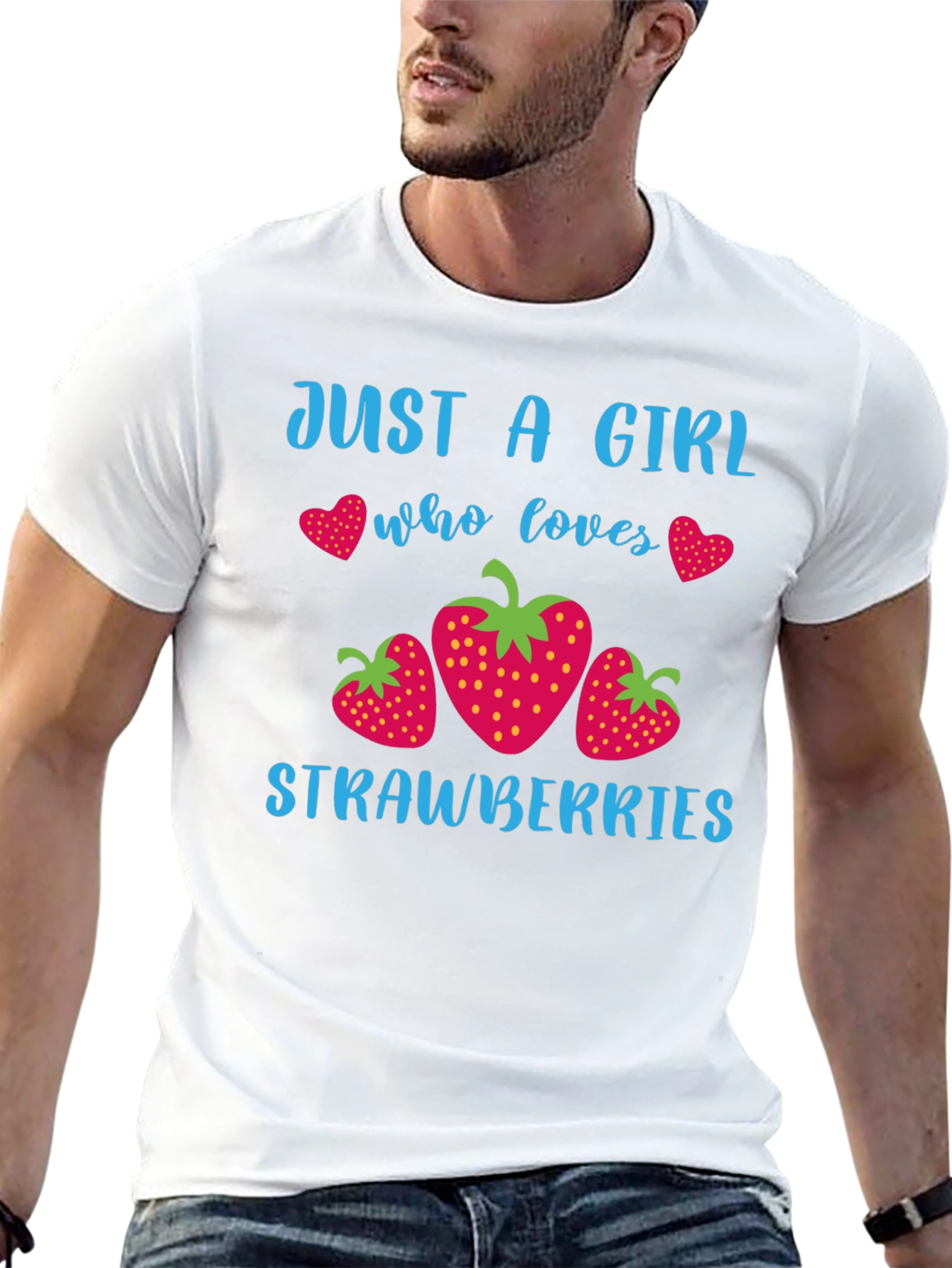 Just A Girl Who Loves Strawberries T-Shirt
