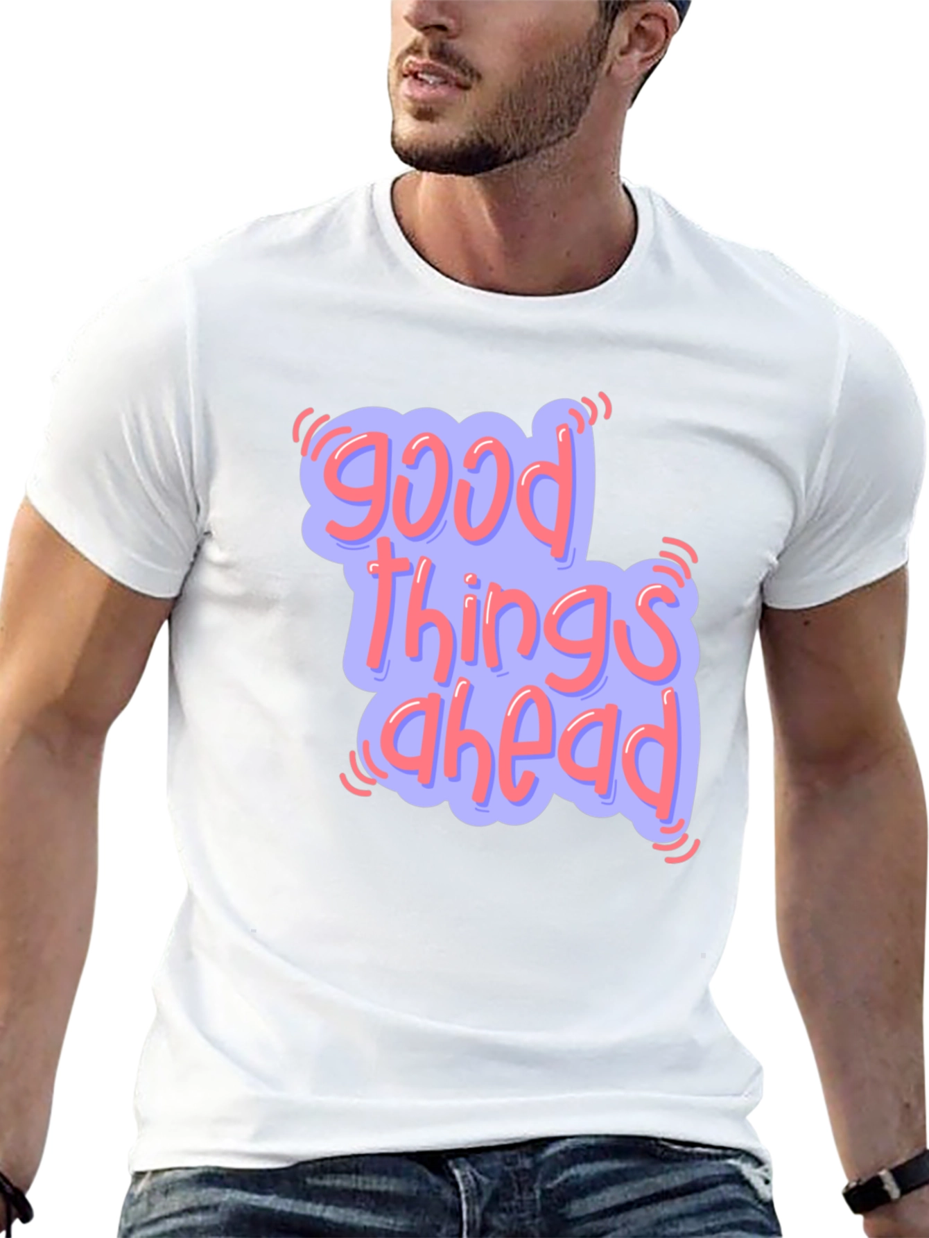 Good Things Ahead Graphic Tee - Positive Vibes