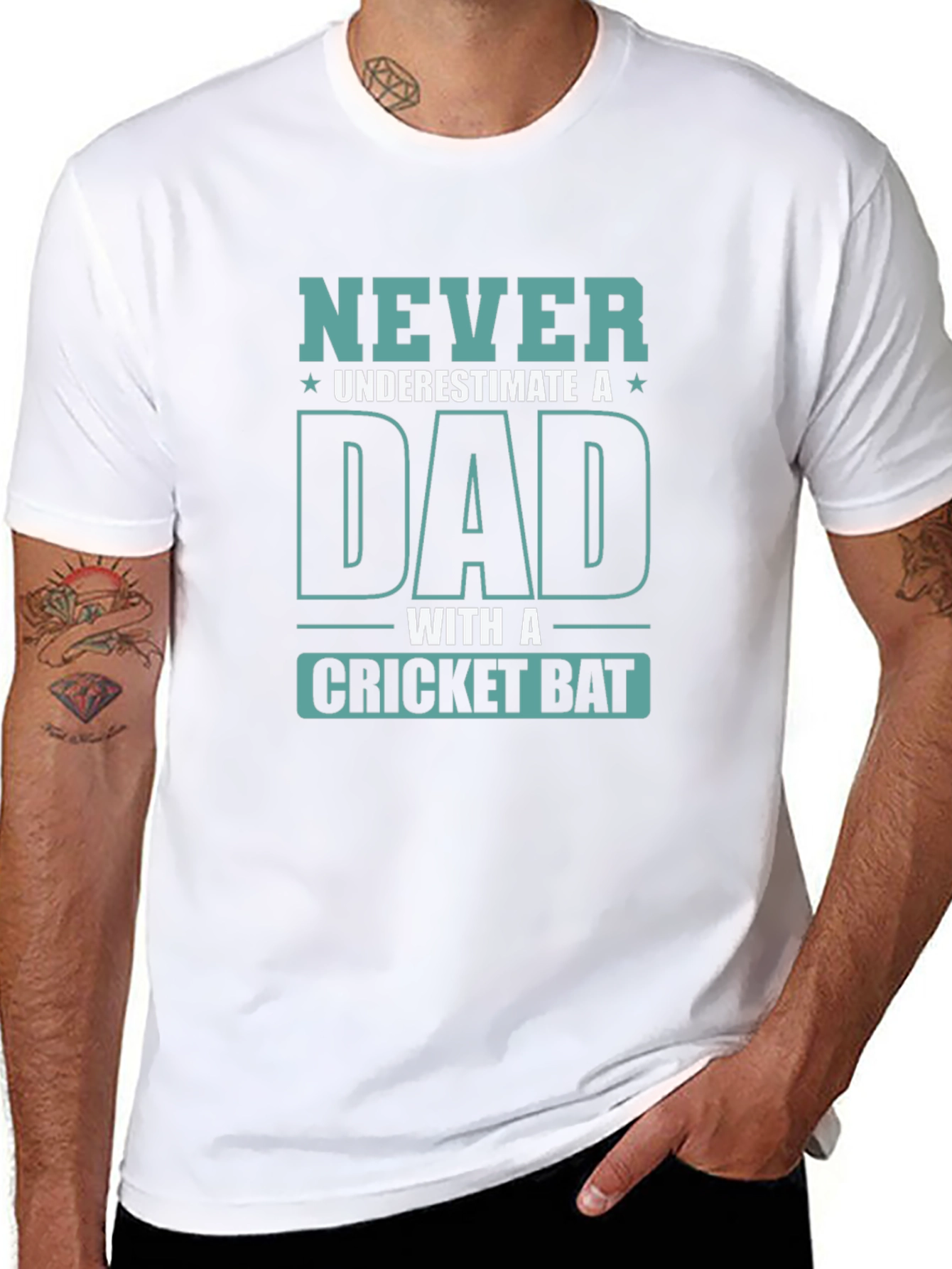 Never Underestimate a Dad T-Shirt