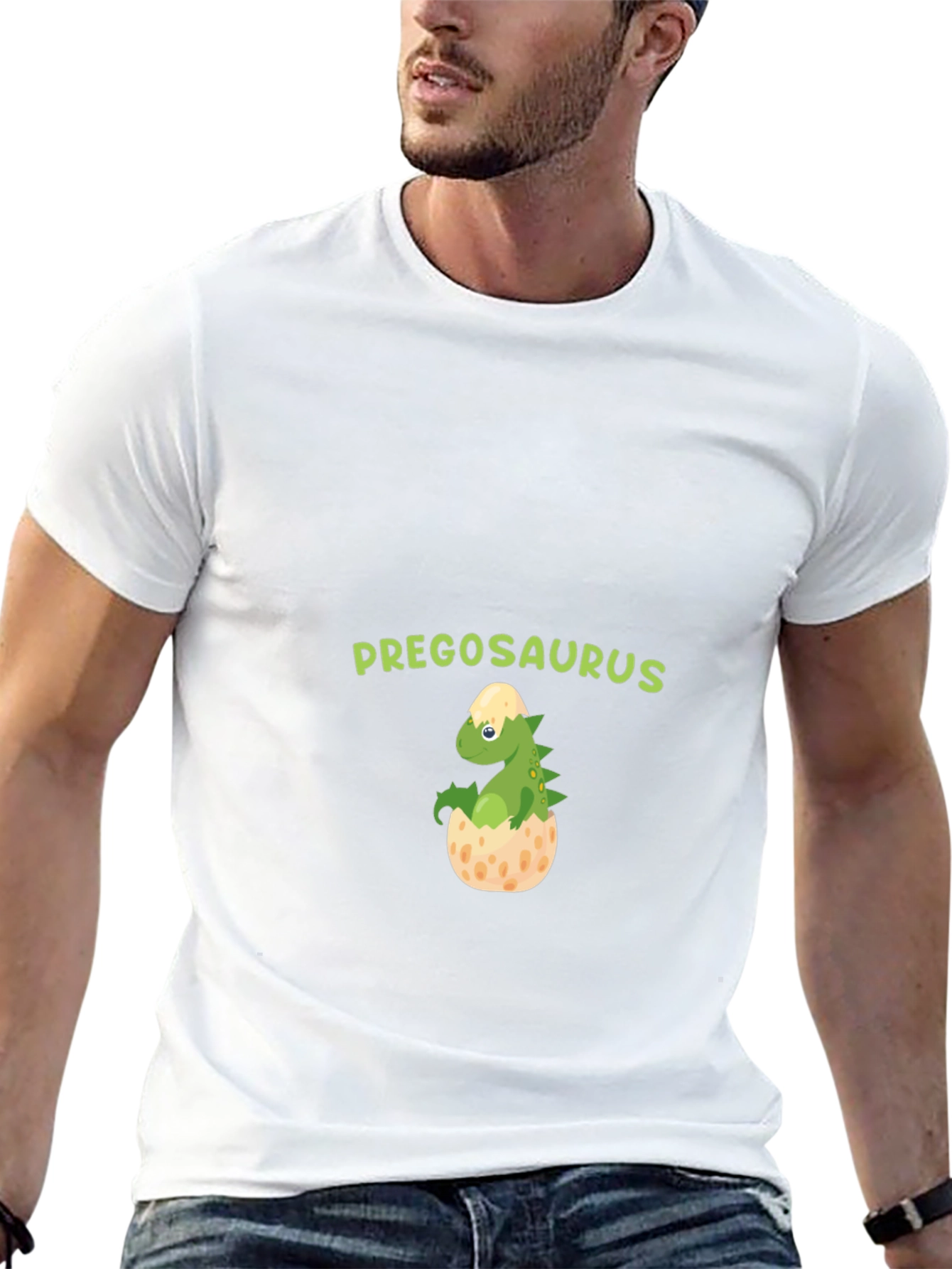 Pregosaurus T-Shirt - Expecting Dinosaur Tee
