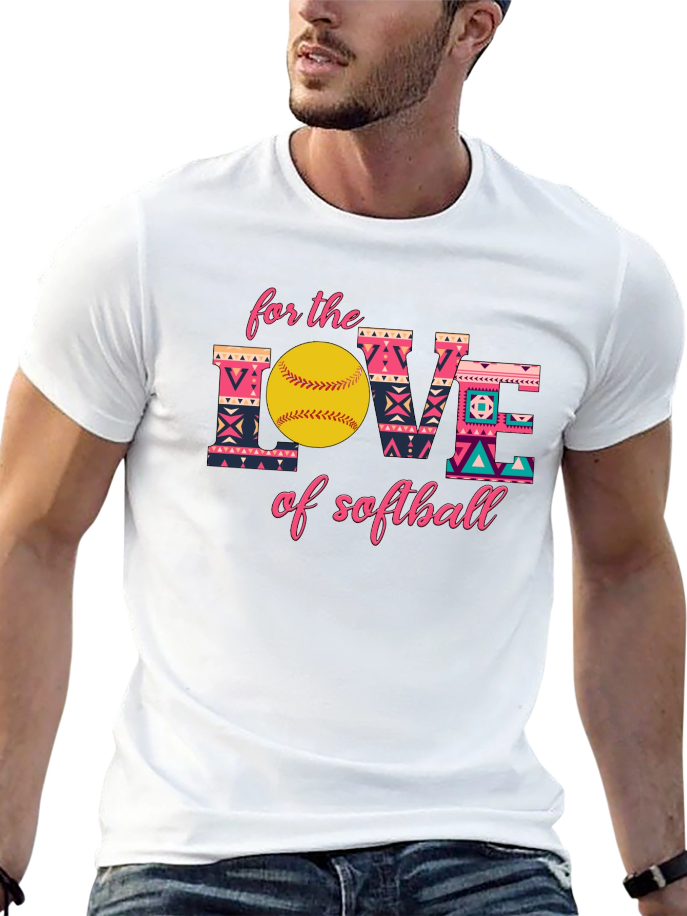 Softball Love T-Shirt - Fun Graphic Tee