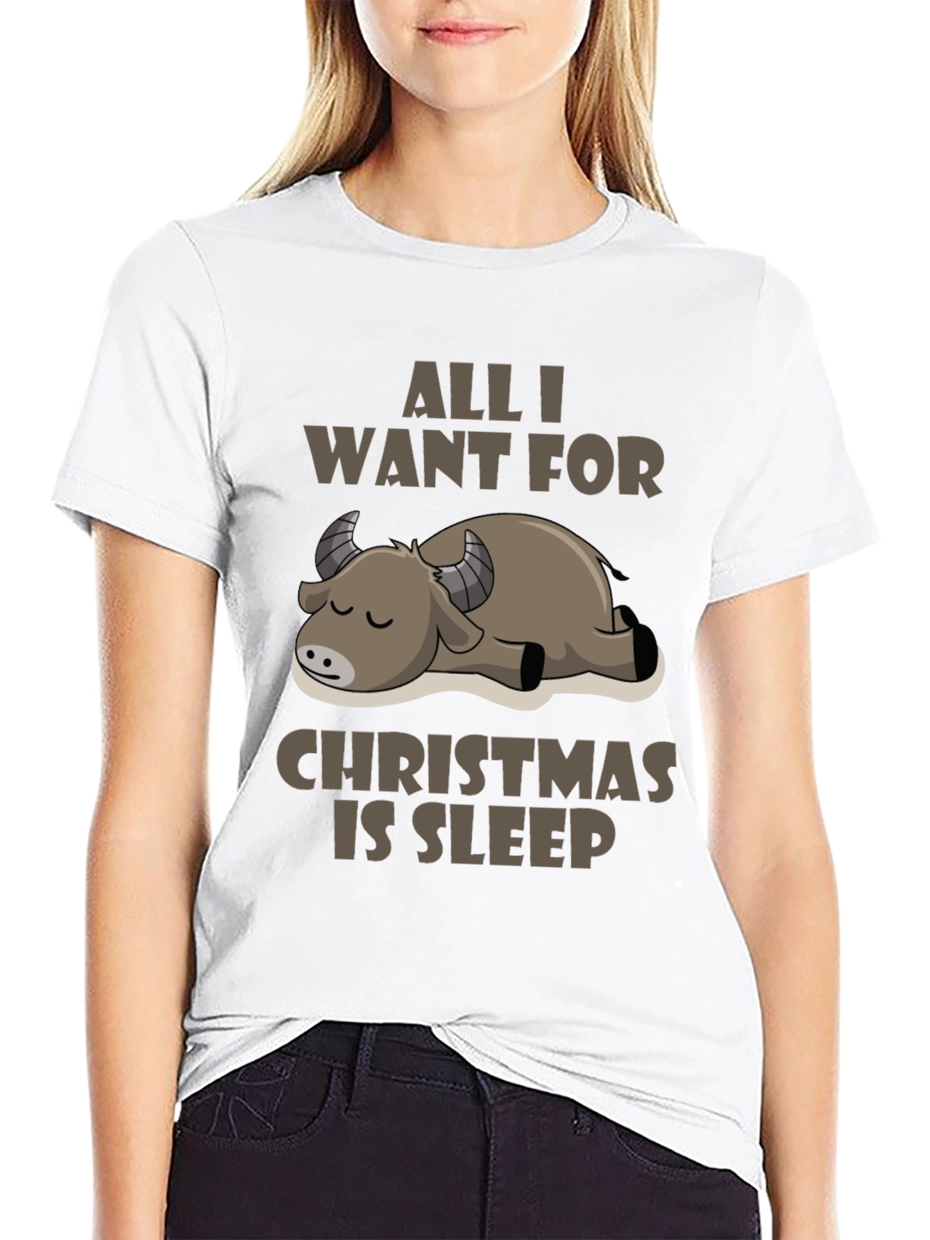 All I Want For Christmas Is Sleep T-Shirt
