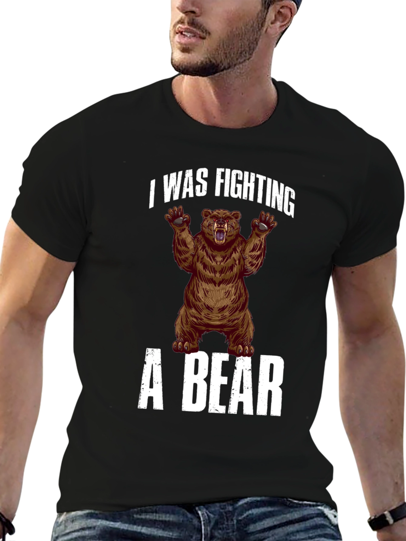 Fighting Bear Graphic Tee