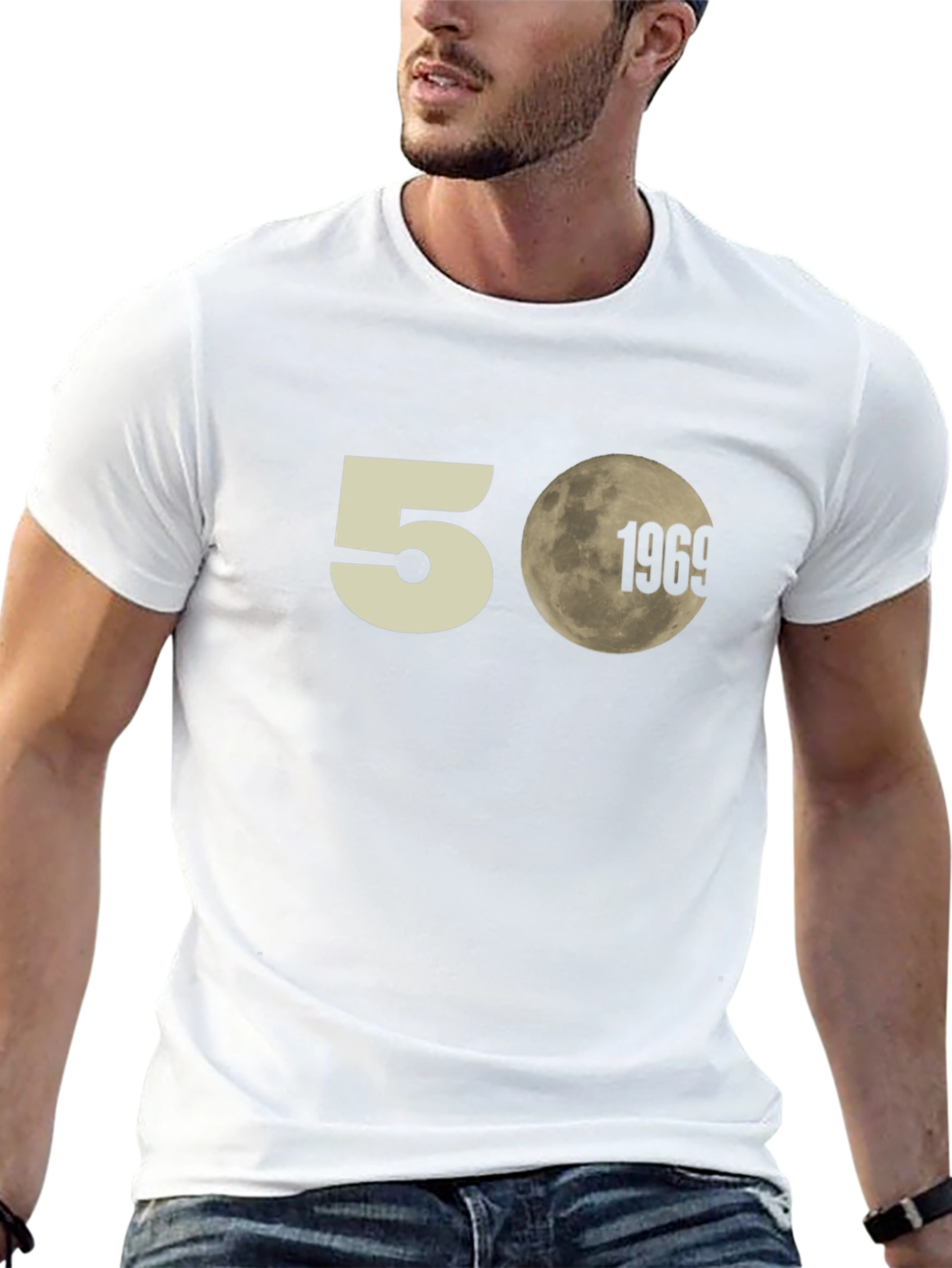 50th Anniversary Moon Landing T-Shirt - Black