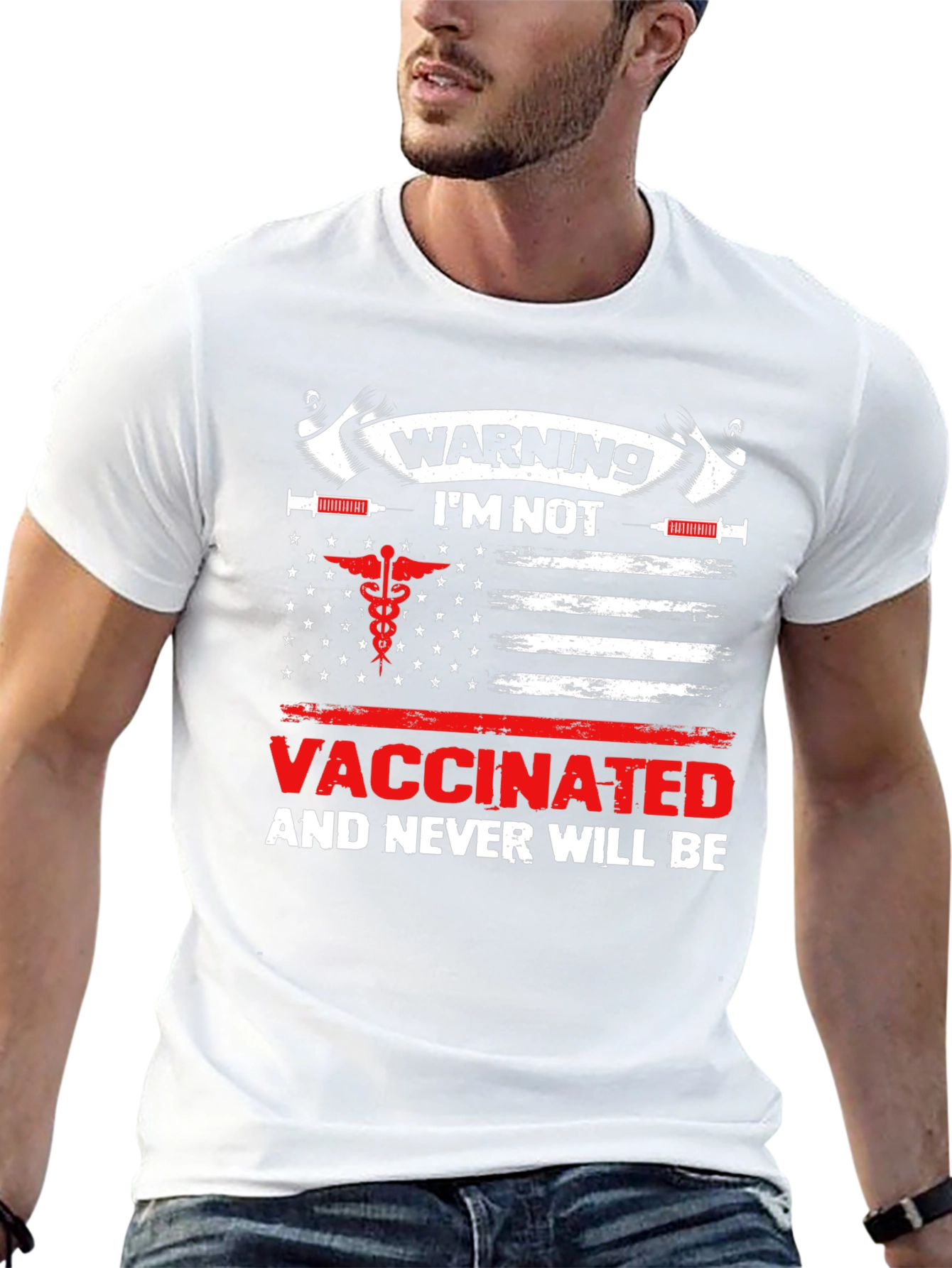 Warning Im Not Vaccinated T-Shirt