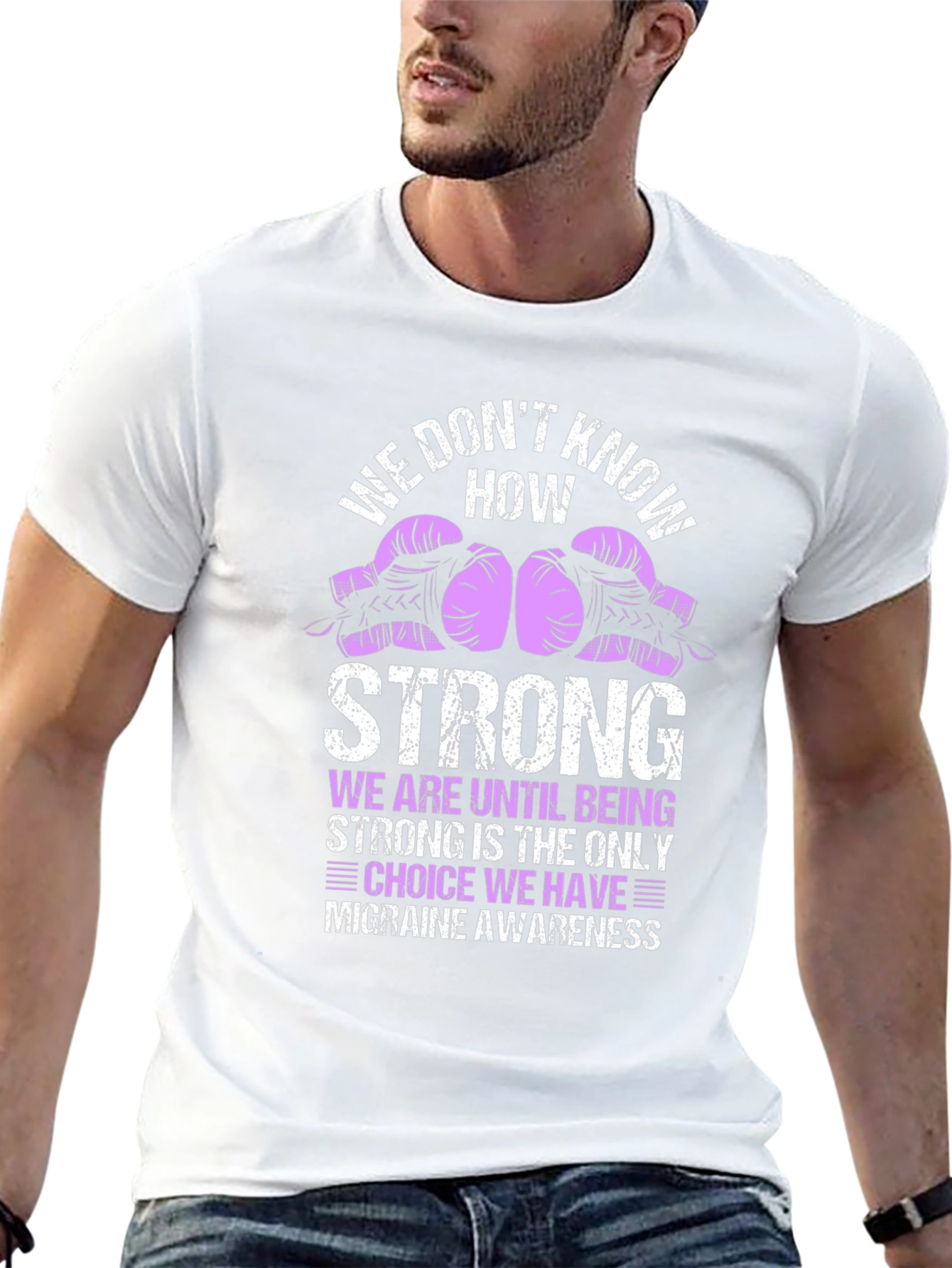 Migraine Awareness T-Shirt - Fight Like a Warrior!