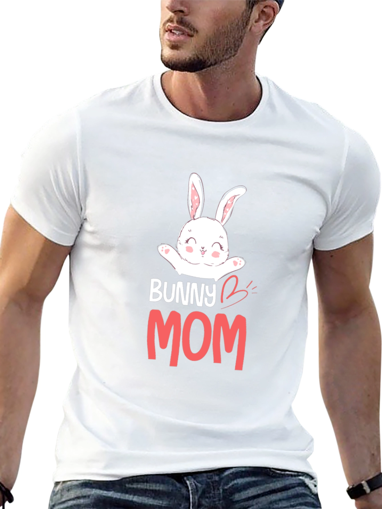 Bunny Mom Graphic T-Shirt