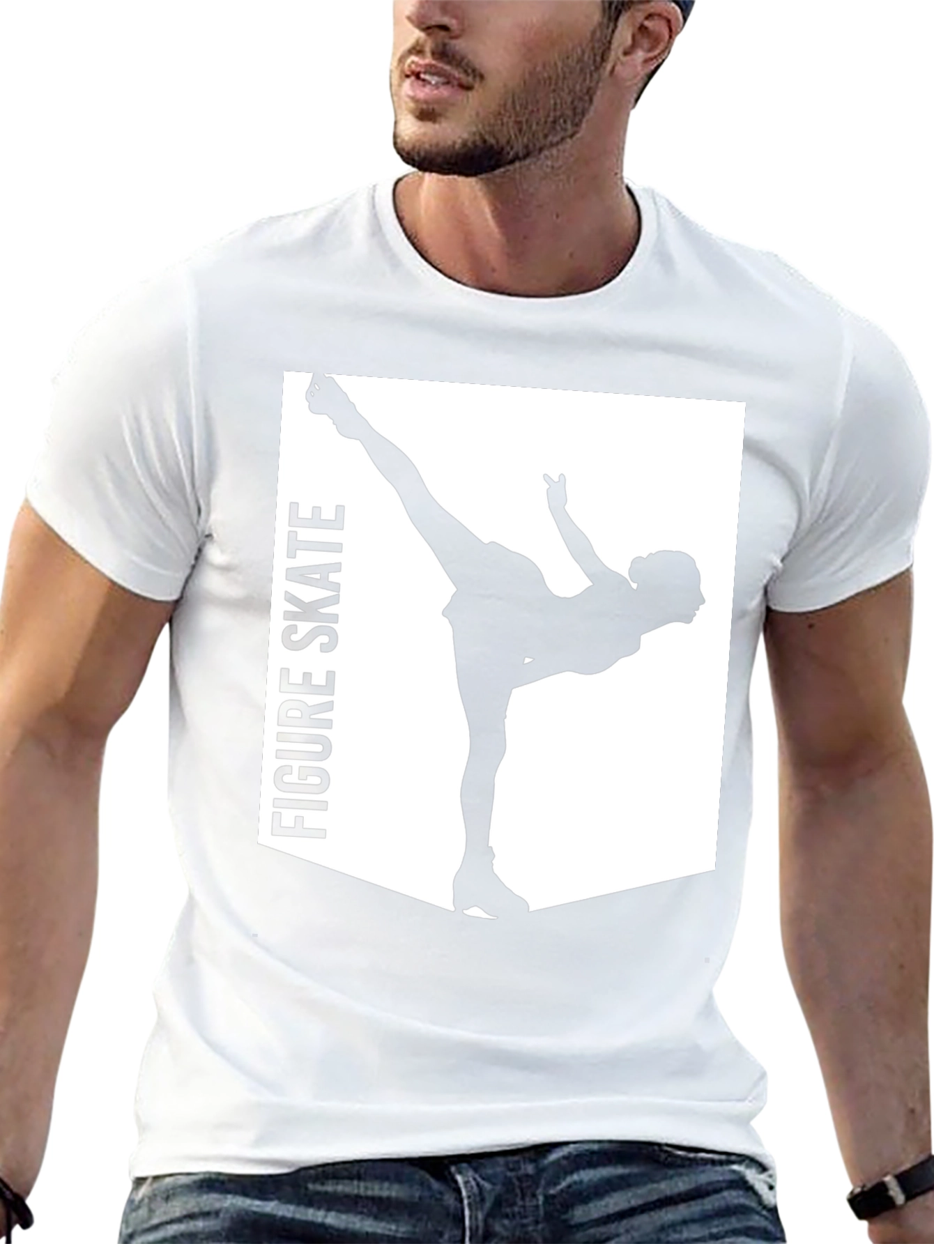 Figure Skate Graphic Tee - Black T-Shirt