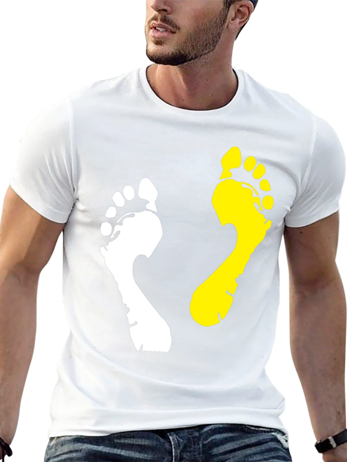 Yin Yang Footprint T-Shirt