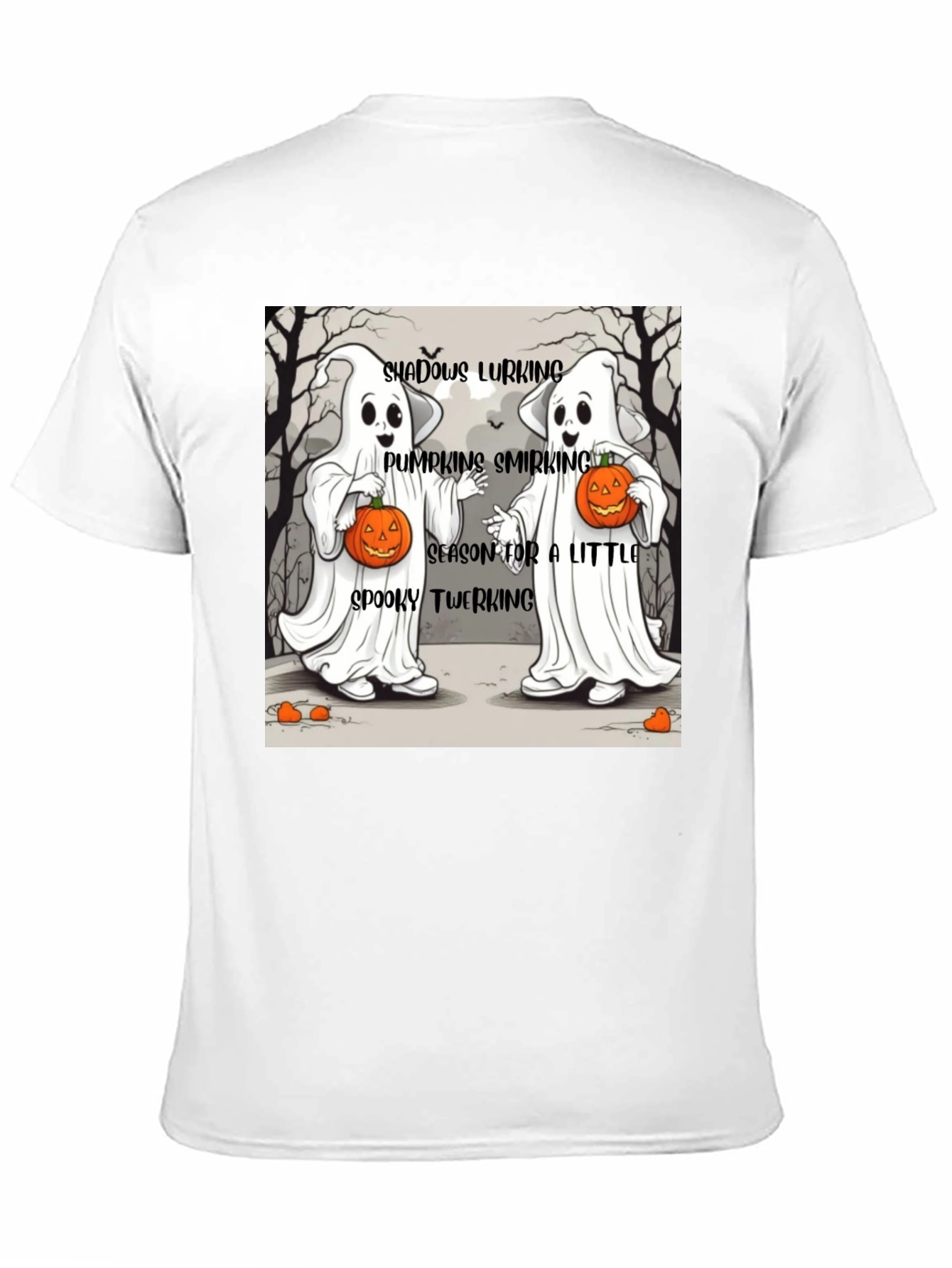 Spooky Twerking Ghosts Halloween T-Shirt