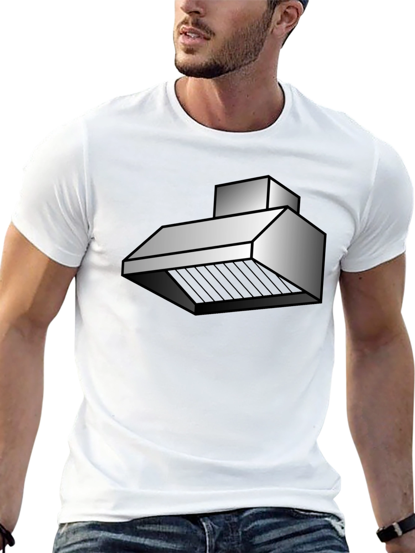 Kitchen Hood T-Shirt - Black Graphic Tee
