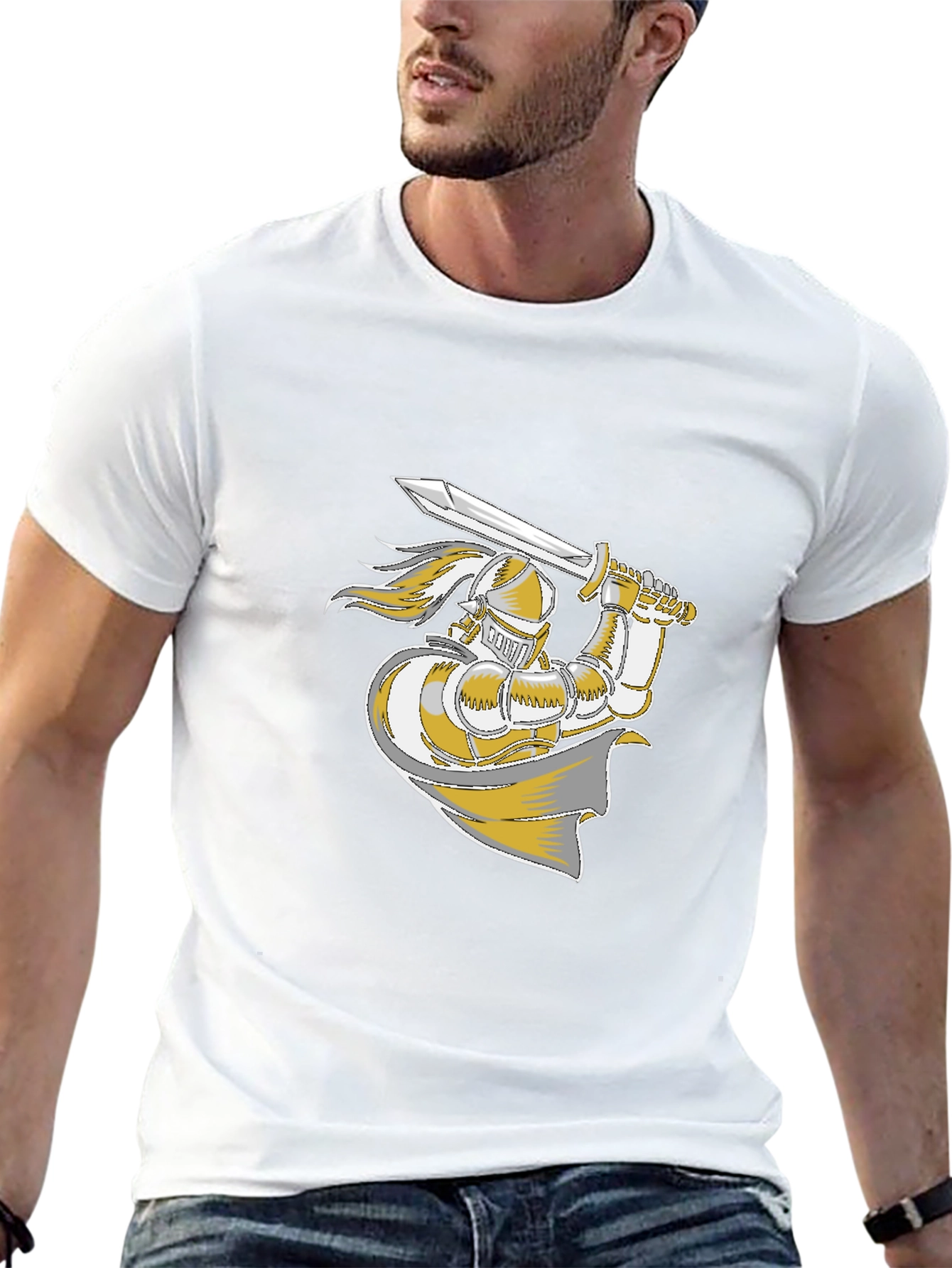Knight Graphic T-Shirt - Black