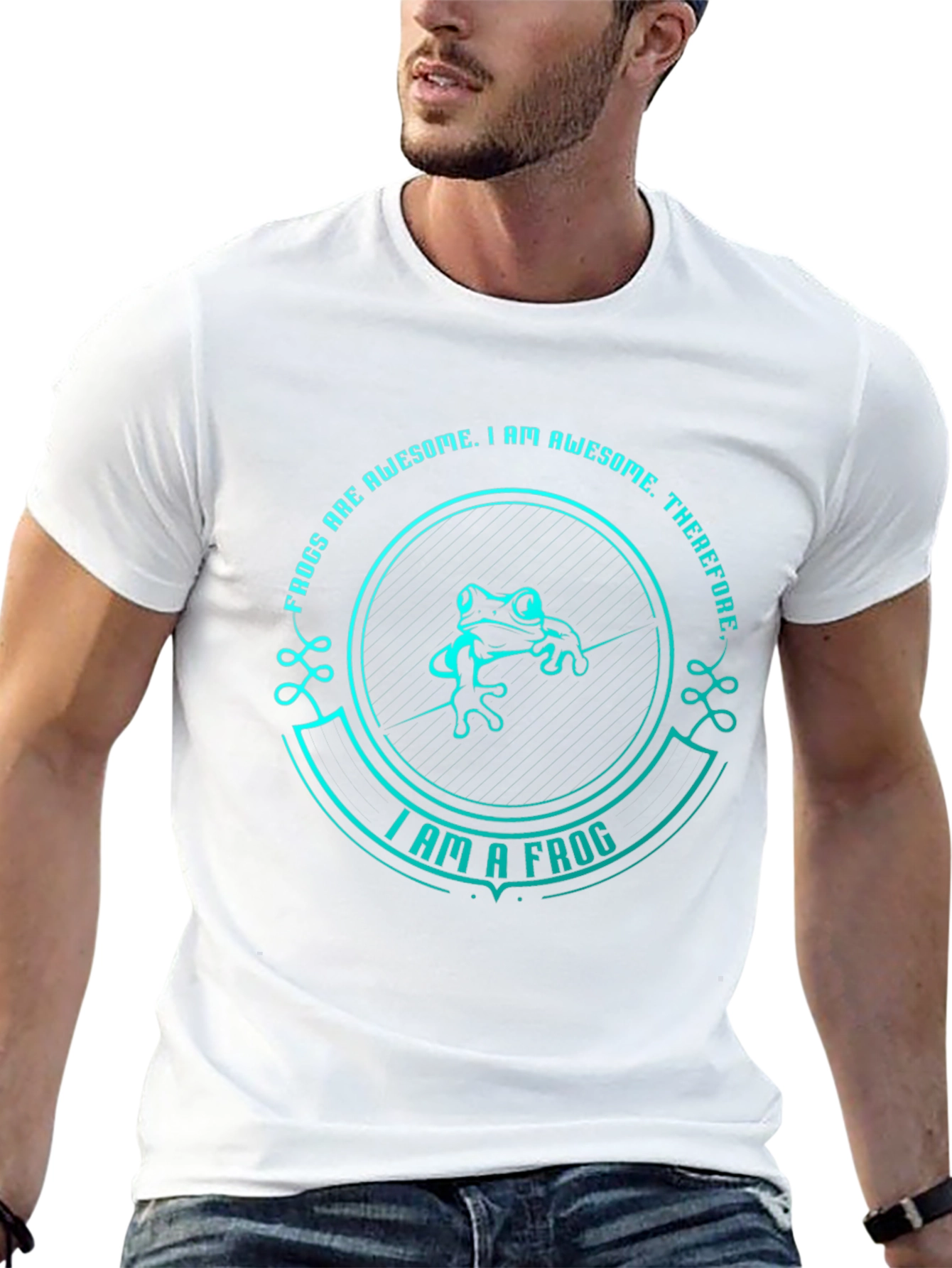 Awesome Frog Graphic T-Shirt