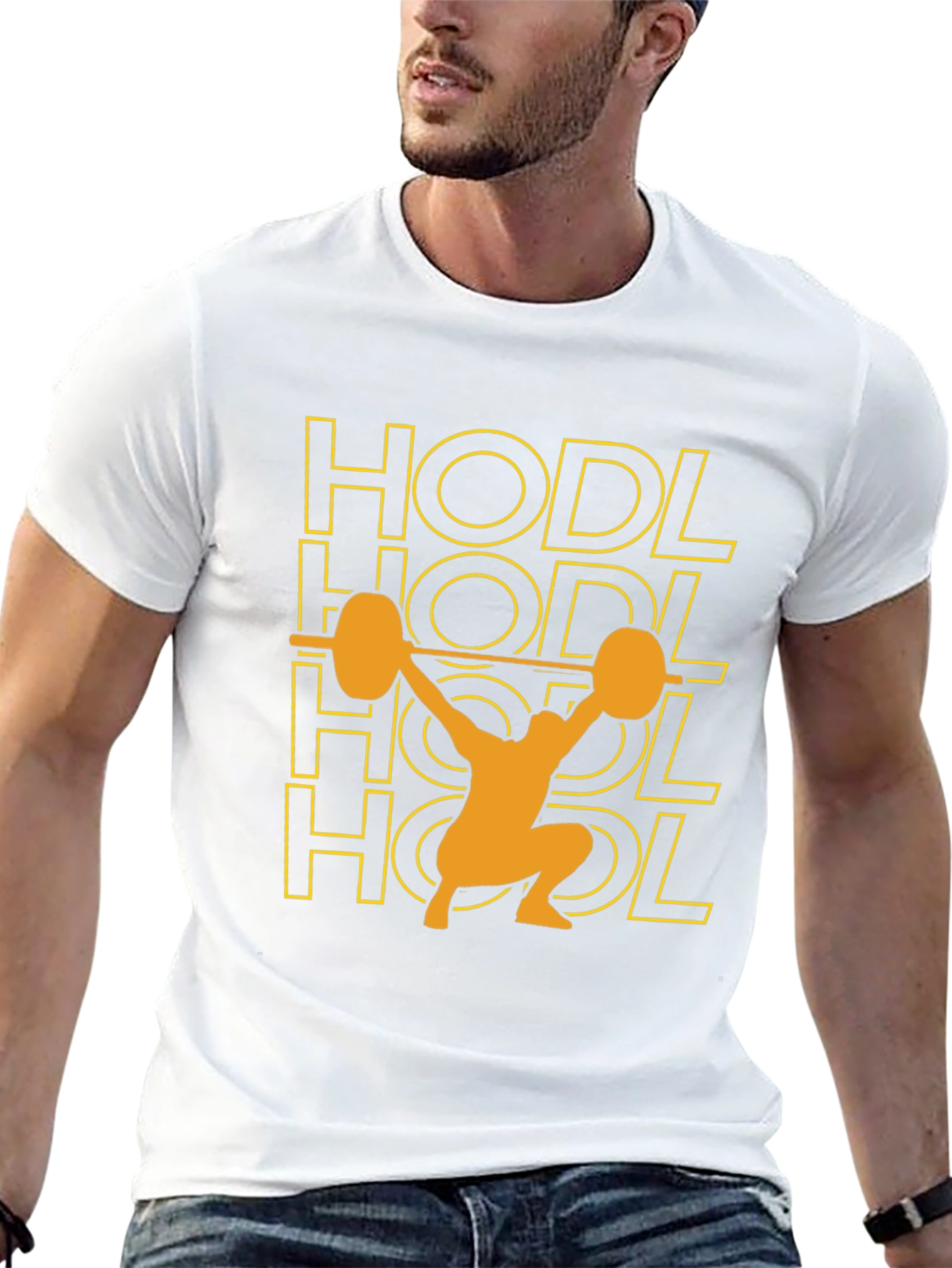 HODL Weightlifting Black T-Shirt