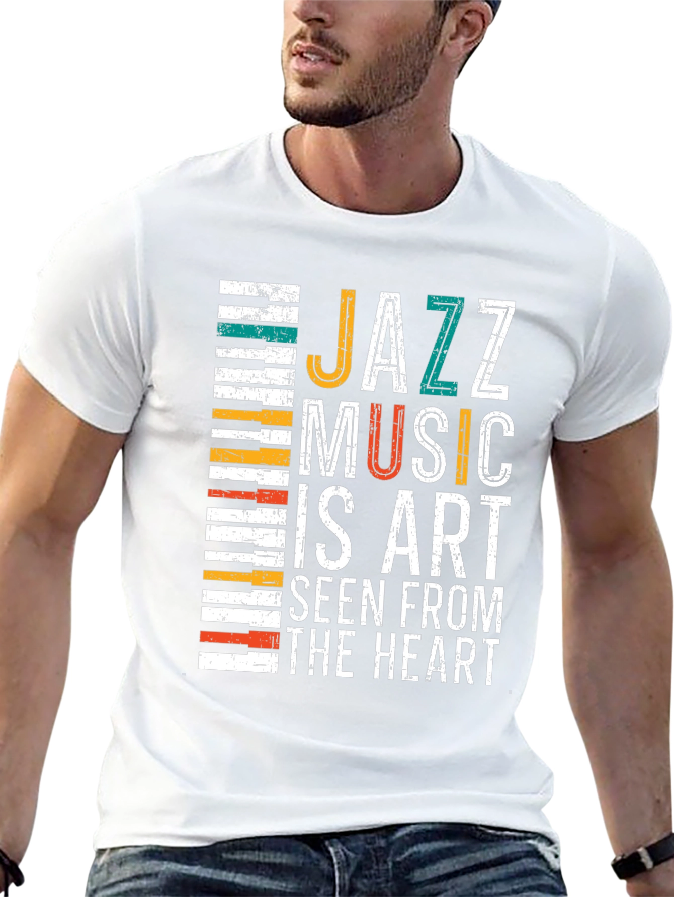 Jazz Music Art T-Shirt