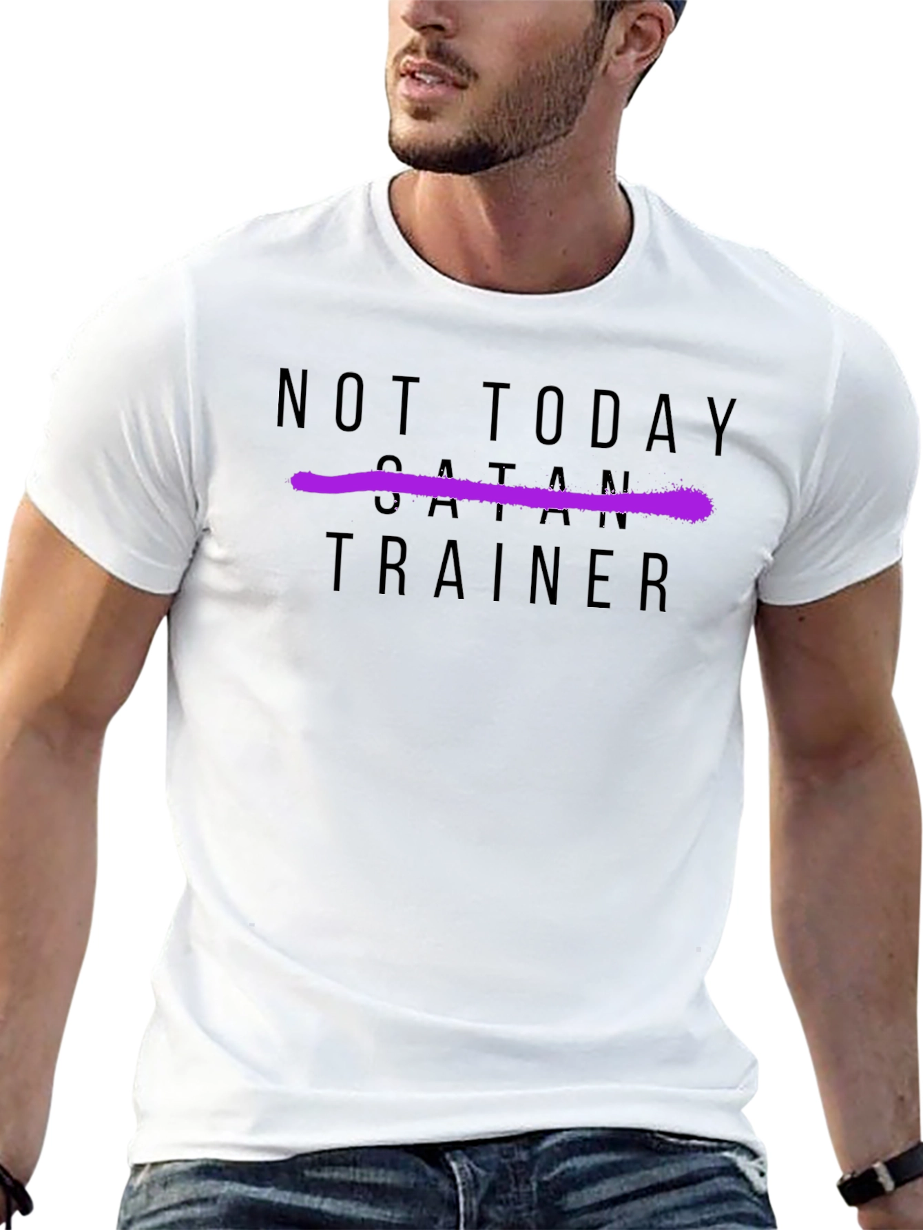Not Today Trainer Black Graphic T-Shirt
