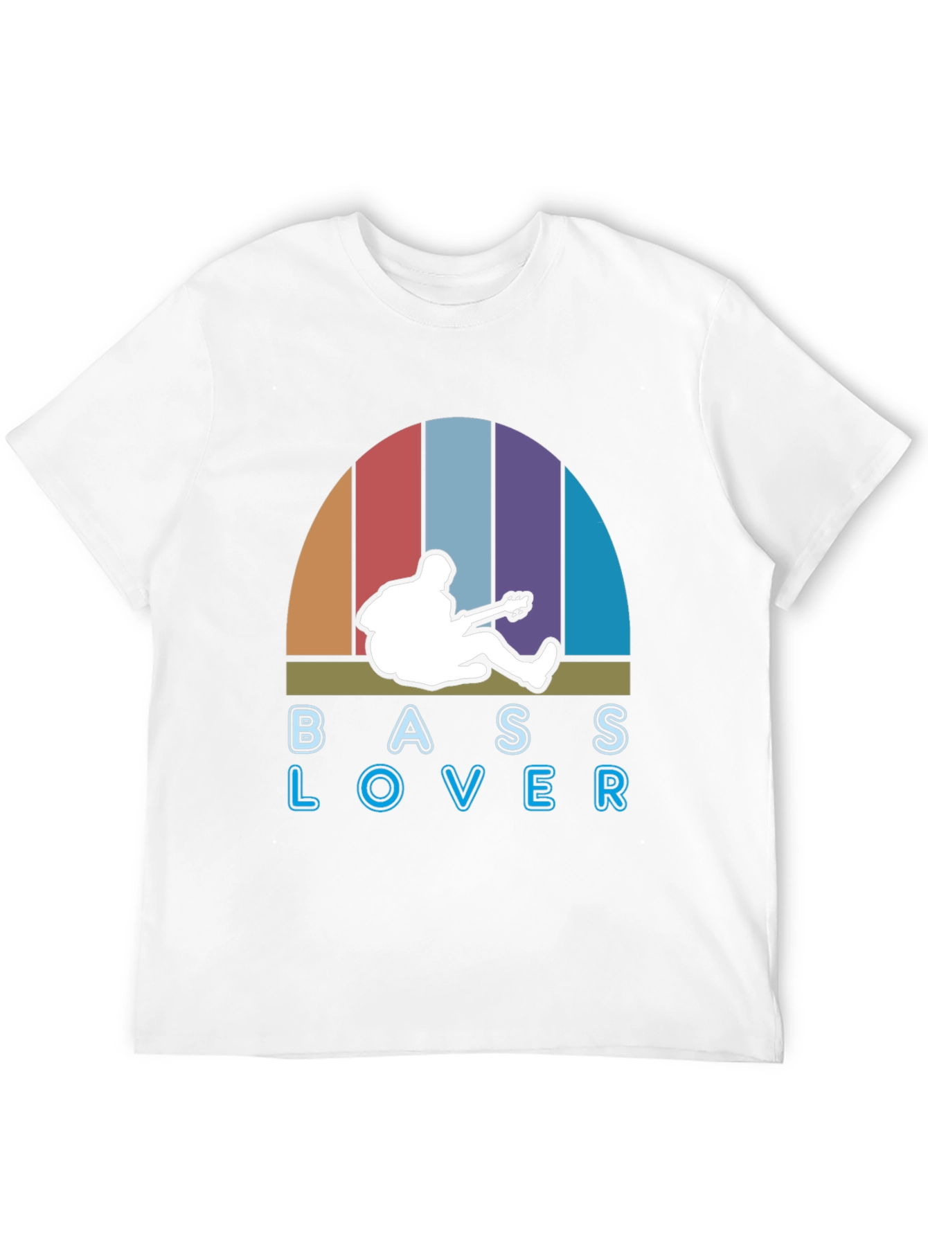 Bass Lover Graphic Tee - Retro Music T-Shirt