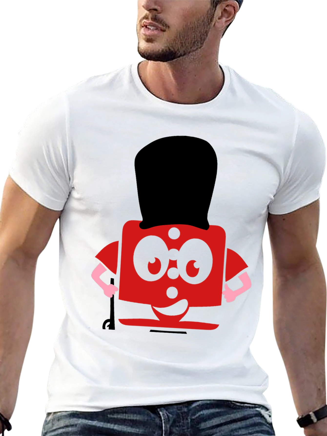 Red Grenadier T-Shirt: Cartoon Character