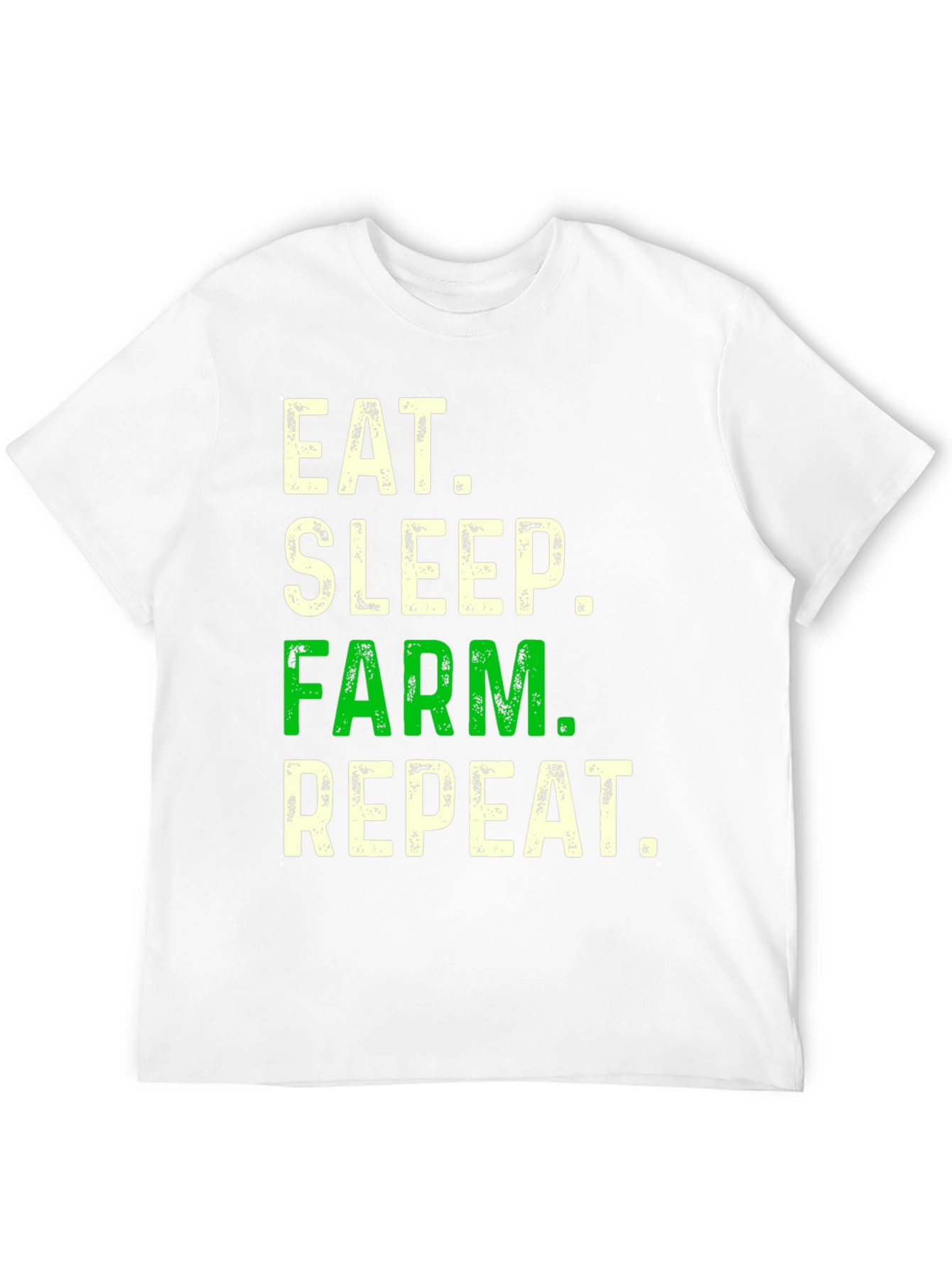 Eat Sleep Farm Repeat Graphic Tee
