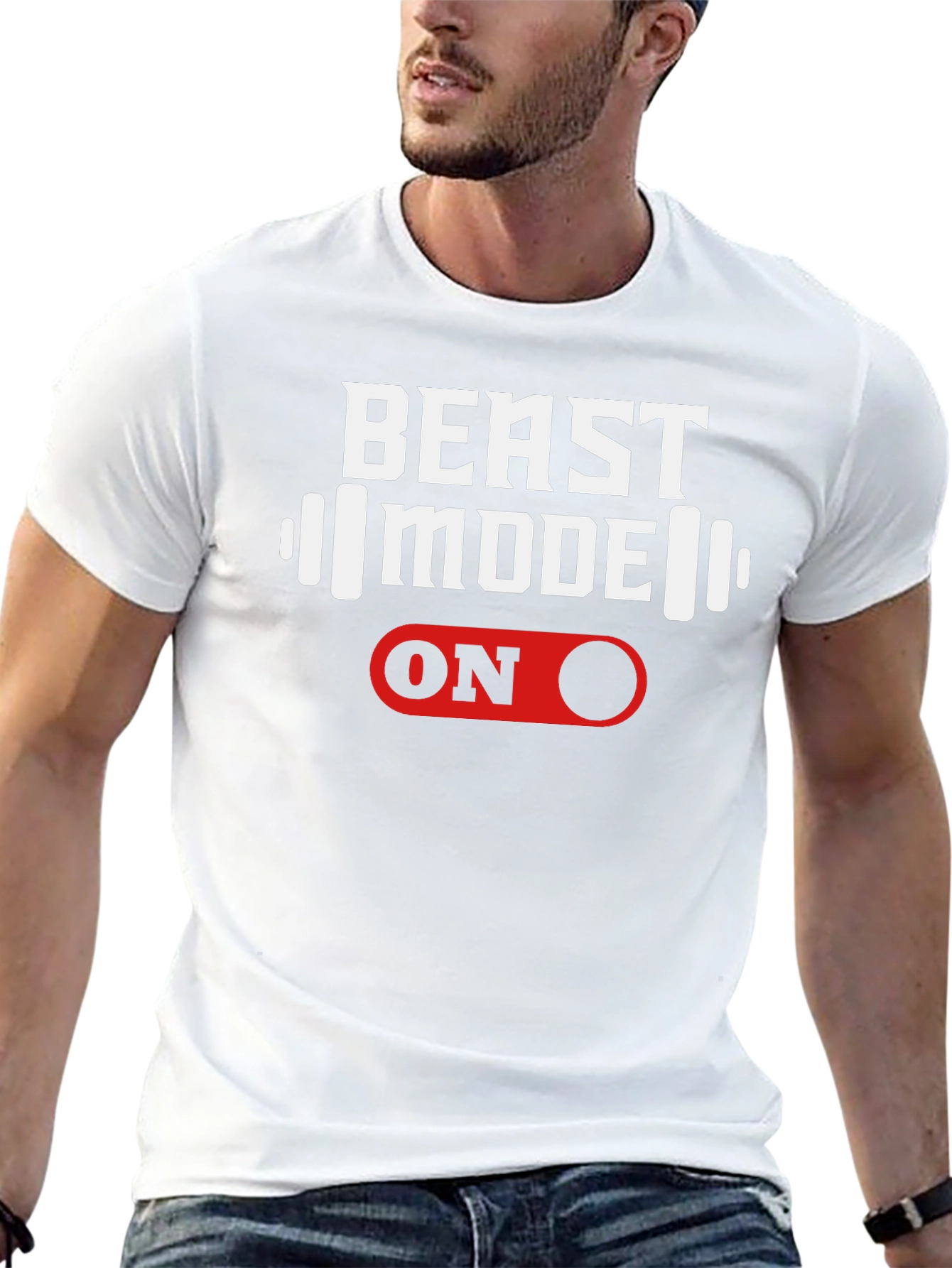 Beast Mode On T-Shirt - Gym Workout Motivation