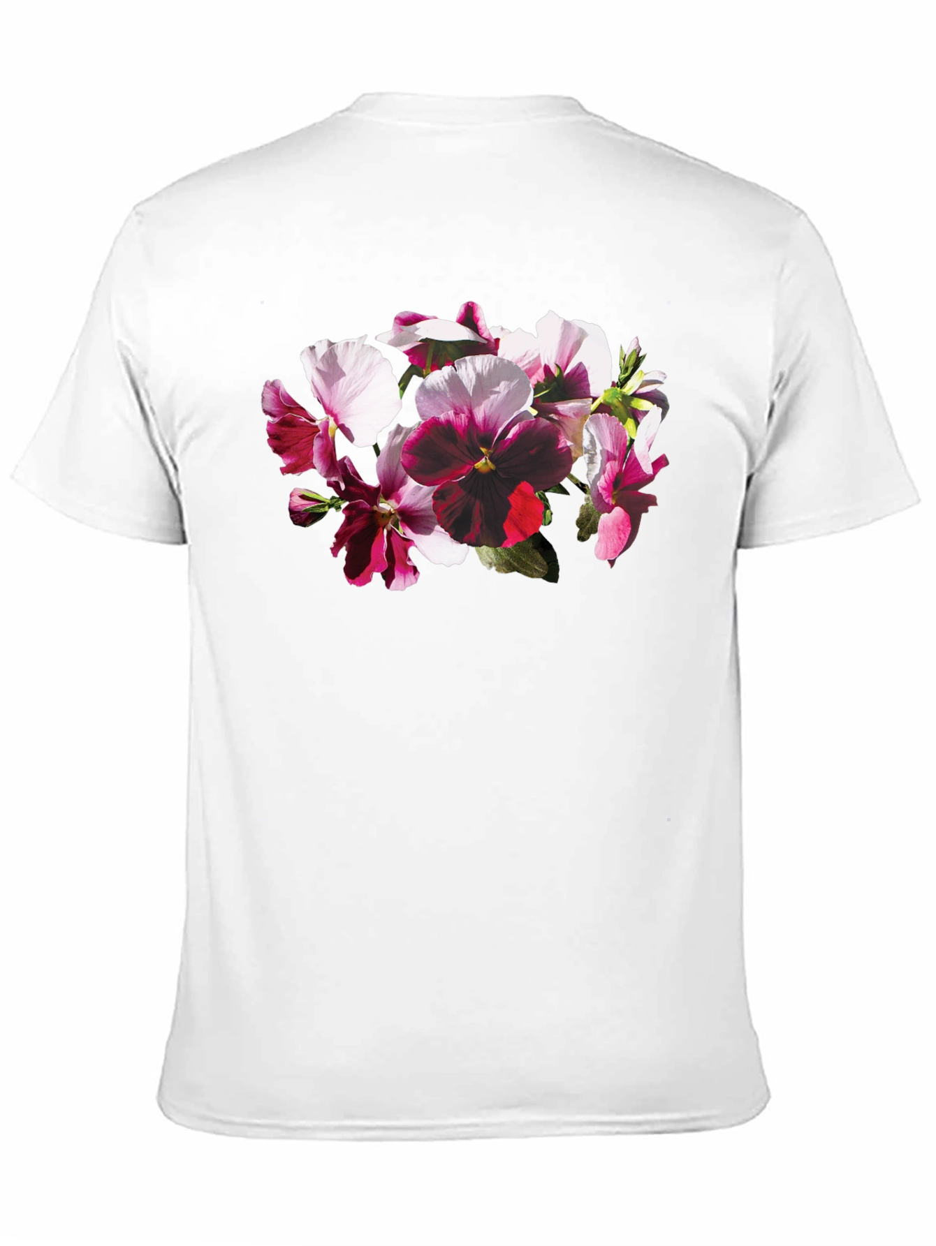Floral Bouquet Graphic Black T-Shirt