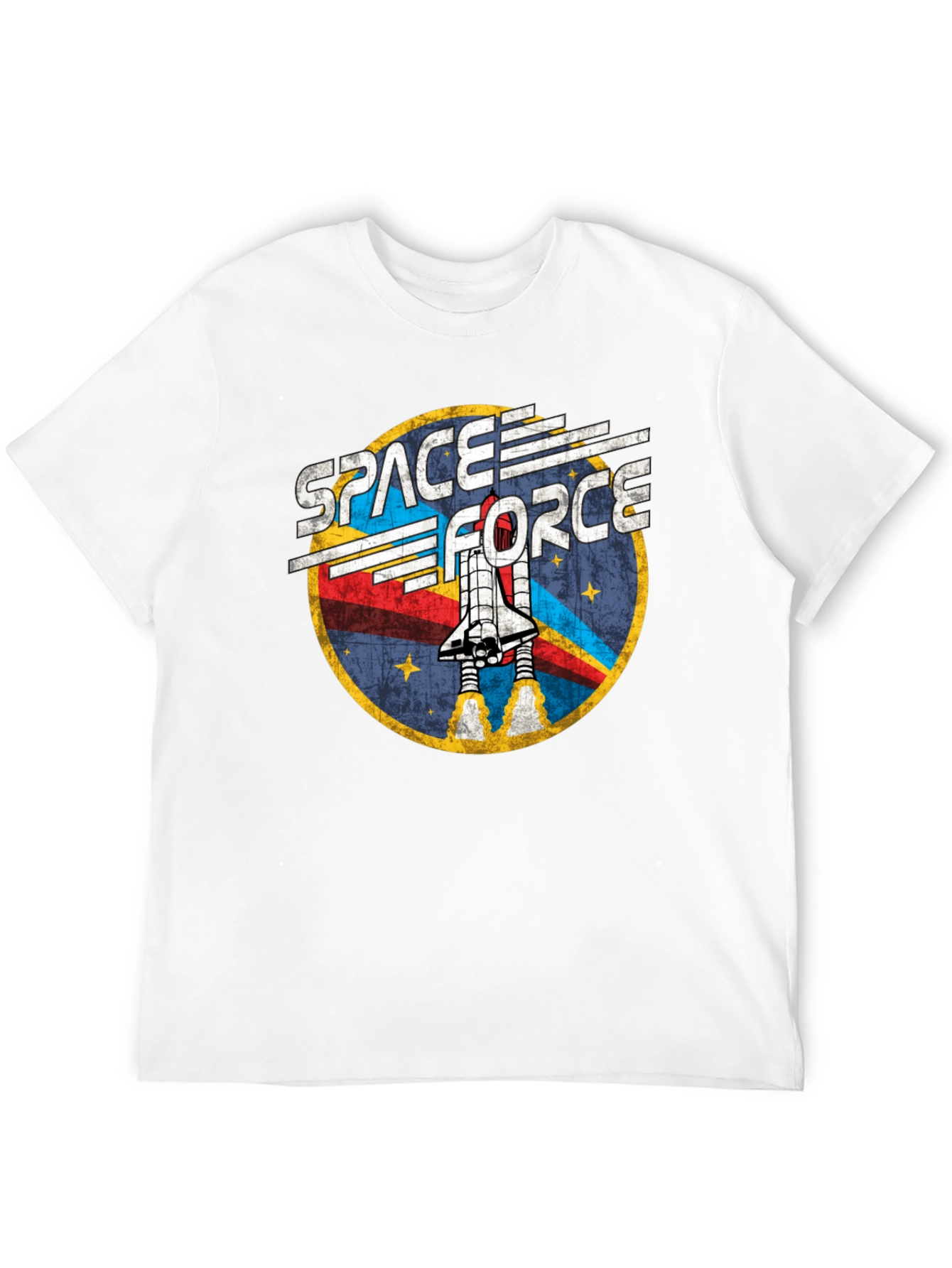 Space Force Graphic T-Shirt - Rocket Launch Design