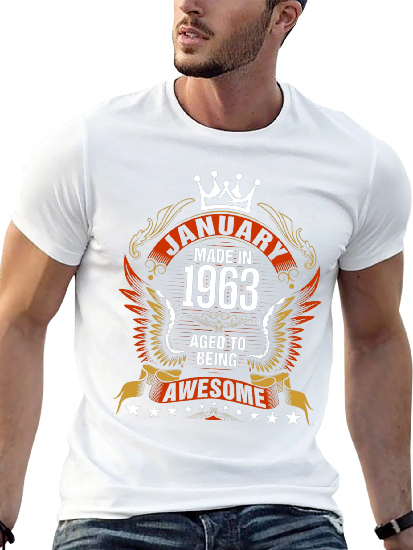 January 1963 Aged To Awesome Graphic T-Shirt