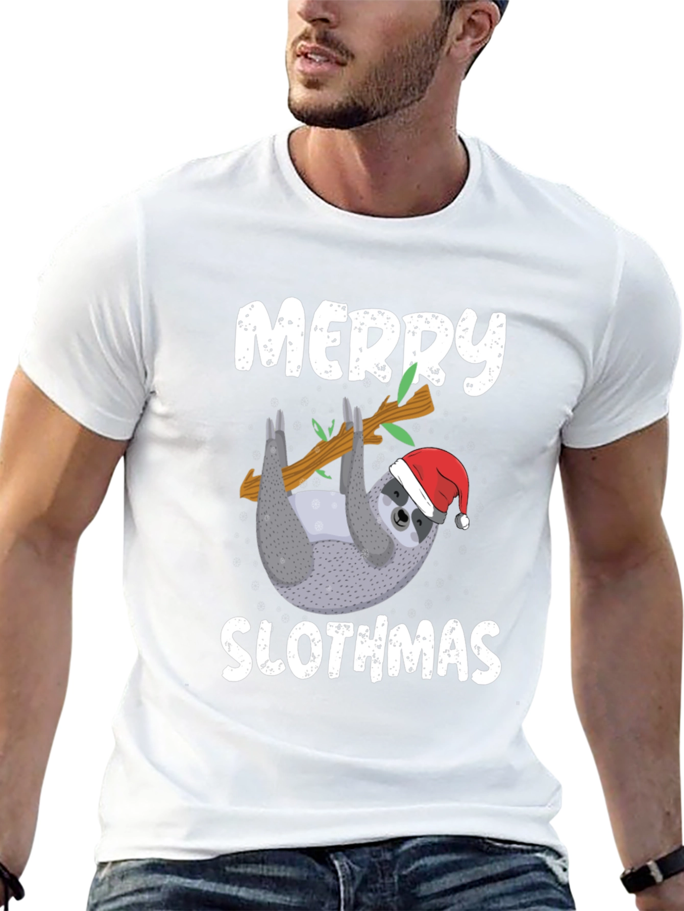 Merry Slothmas Graphic Tee