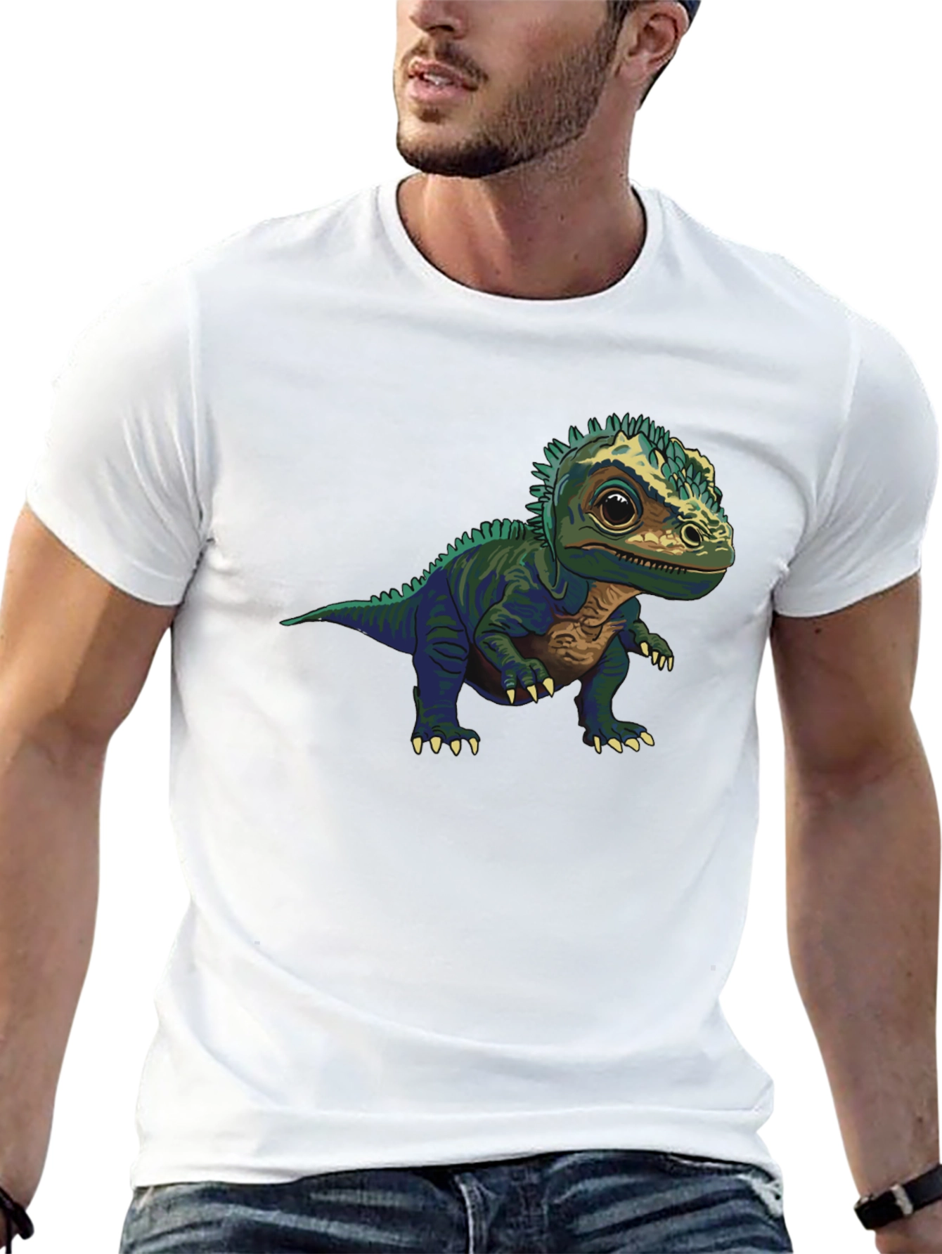 Dinosaur Graphic Black T-Shirt