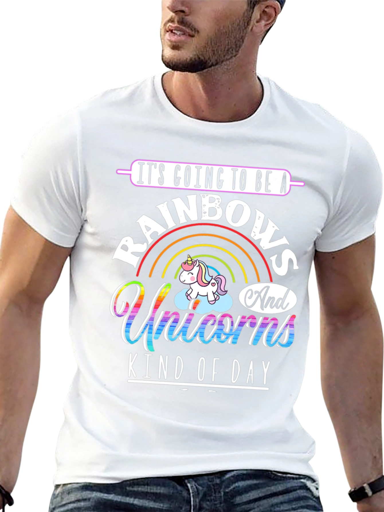 Rainbows and Unicorns Graphic T-Shirt