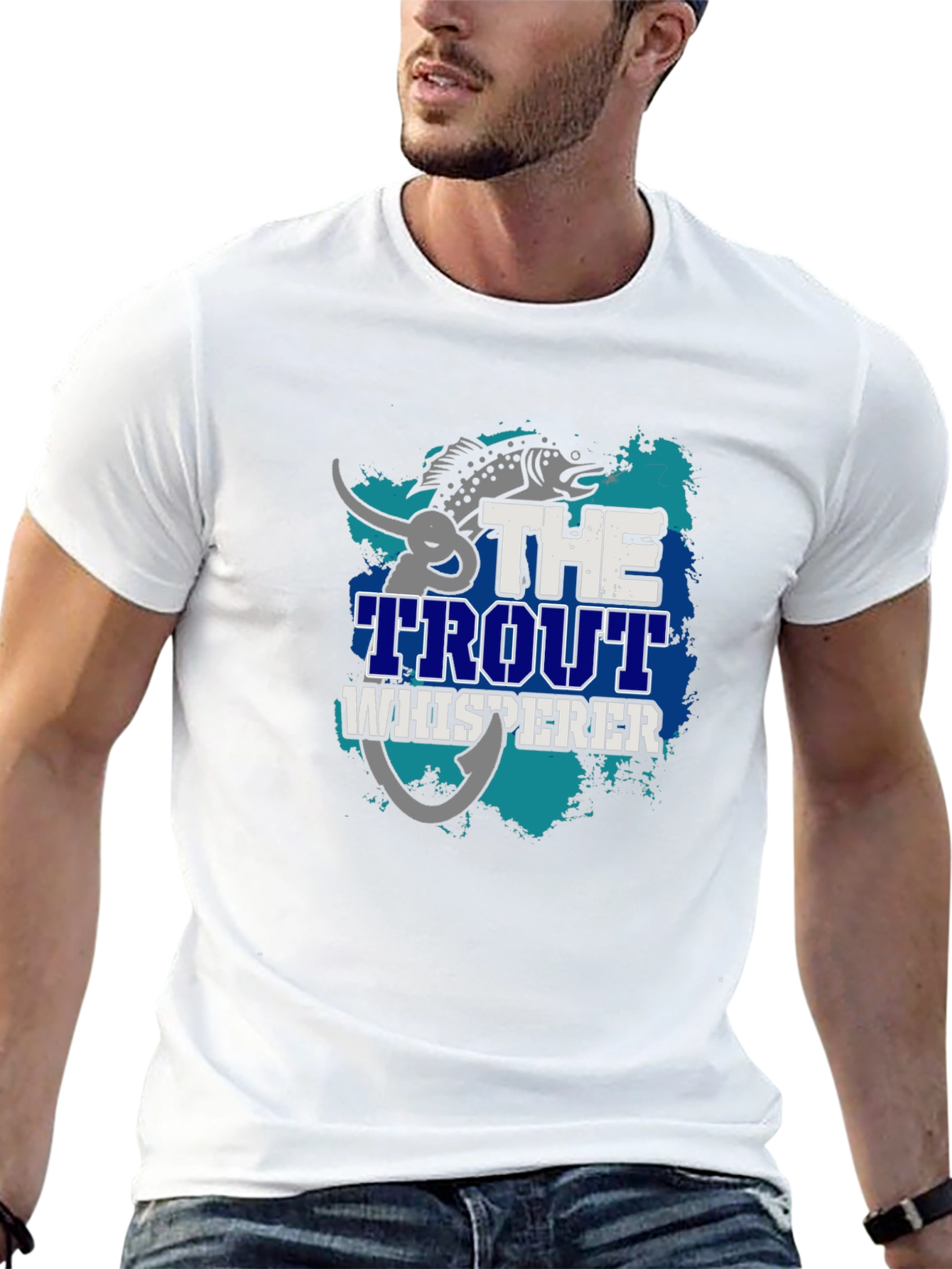 Trout Whisperer Graphic Tee - Fishing Lover Gift