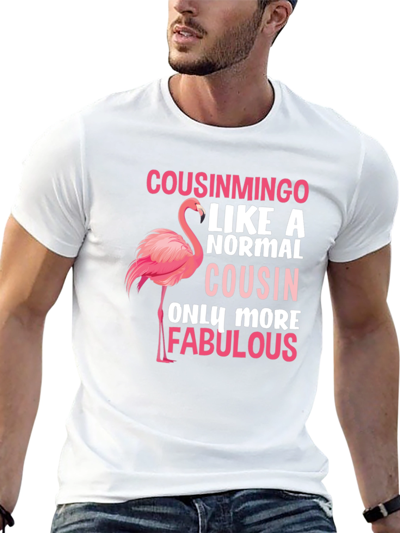 Cousinmingo Flamingo Graphic Tee