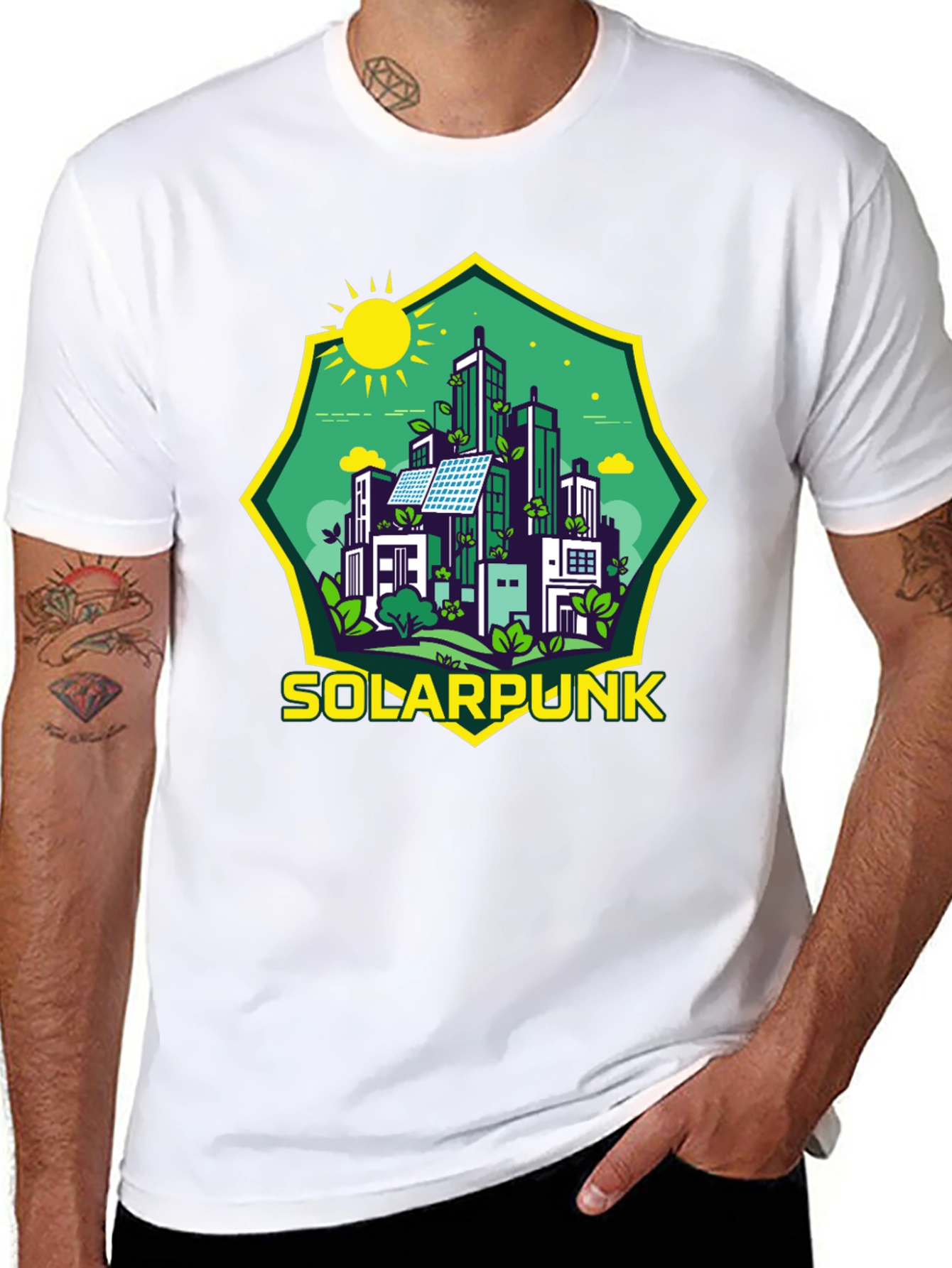 Eco-Friendly Solarpunk T-Shirt
