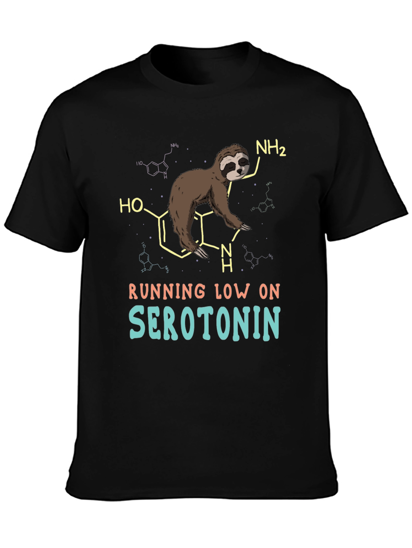 Running Low On Serotonin Sloth T-Shirt