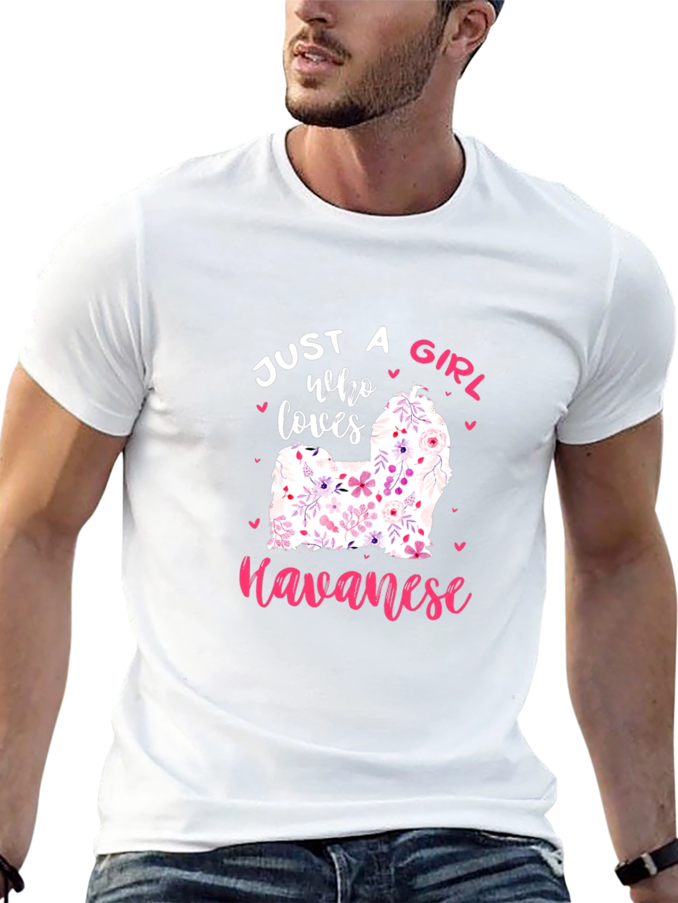 Just A Girl Who Loves Havanese Dog Breed T-Shirt