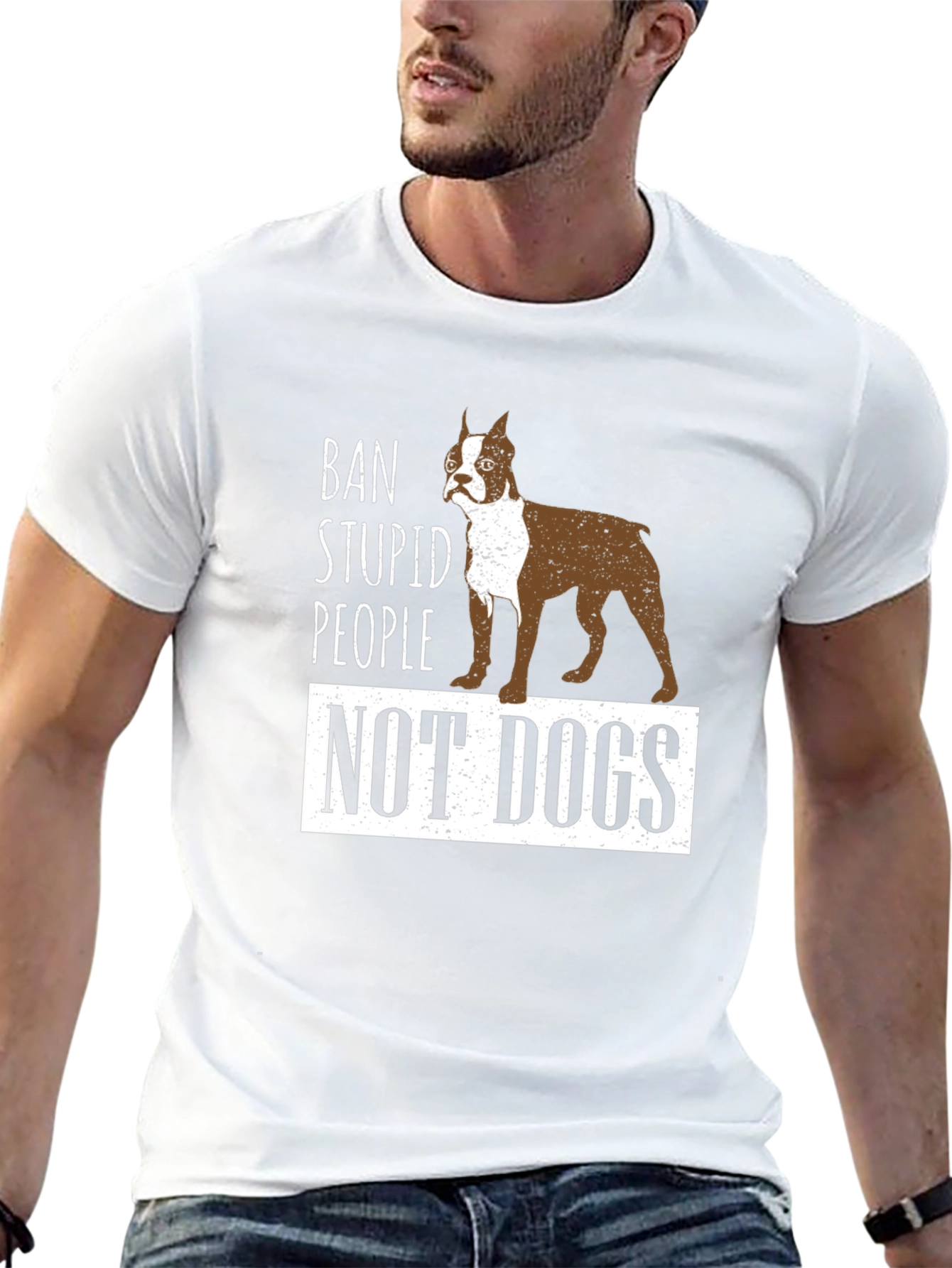 Ban Stupid People Not Dogs T-Shirt
