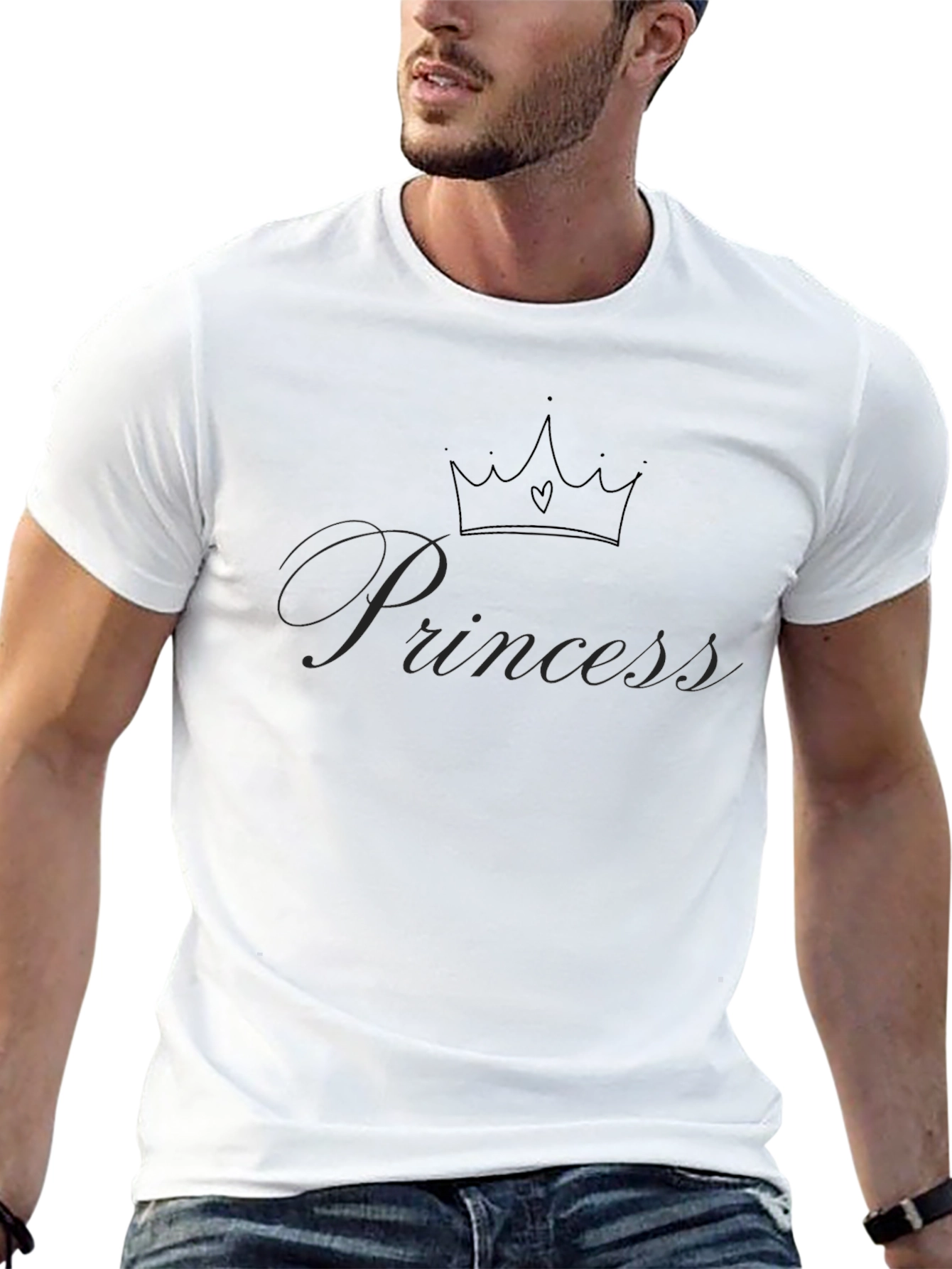Princess Graphic Black T-Shirt