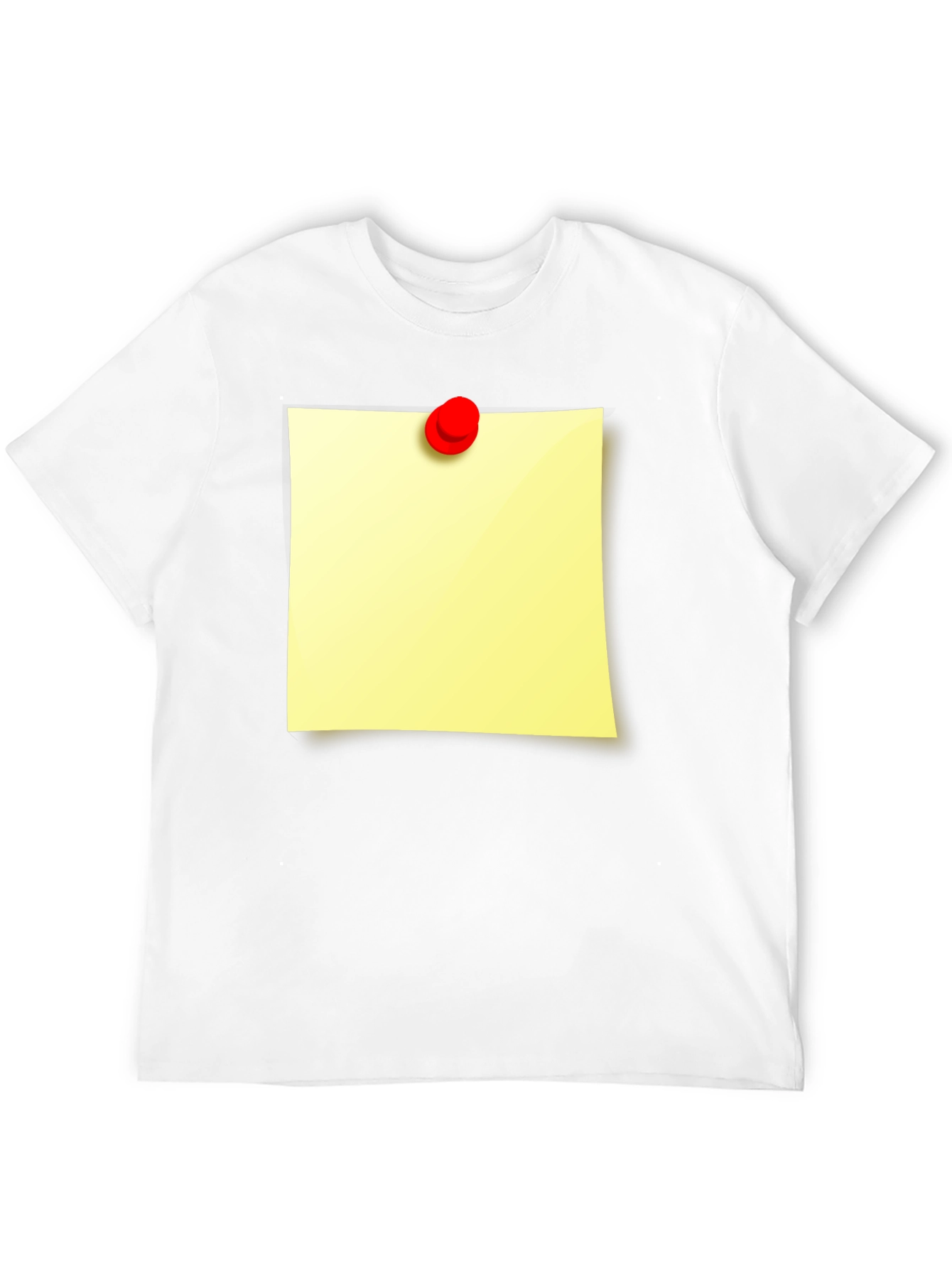 Sticky Note Graphic T-Shirt - Unique Novelty Tee