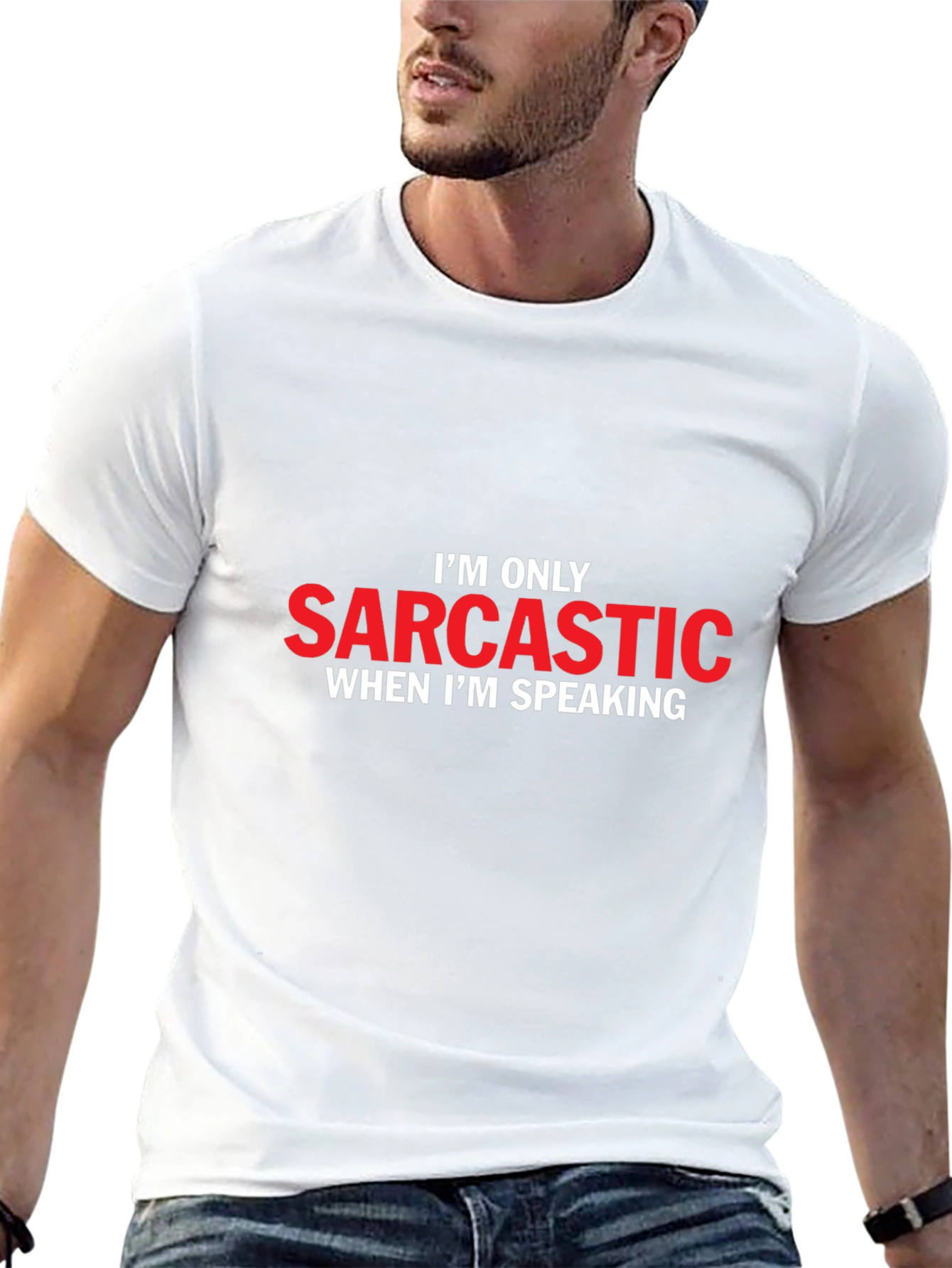 Sarcastic T-Shirt - Black Graphic Tee